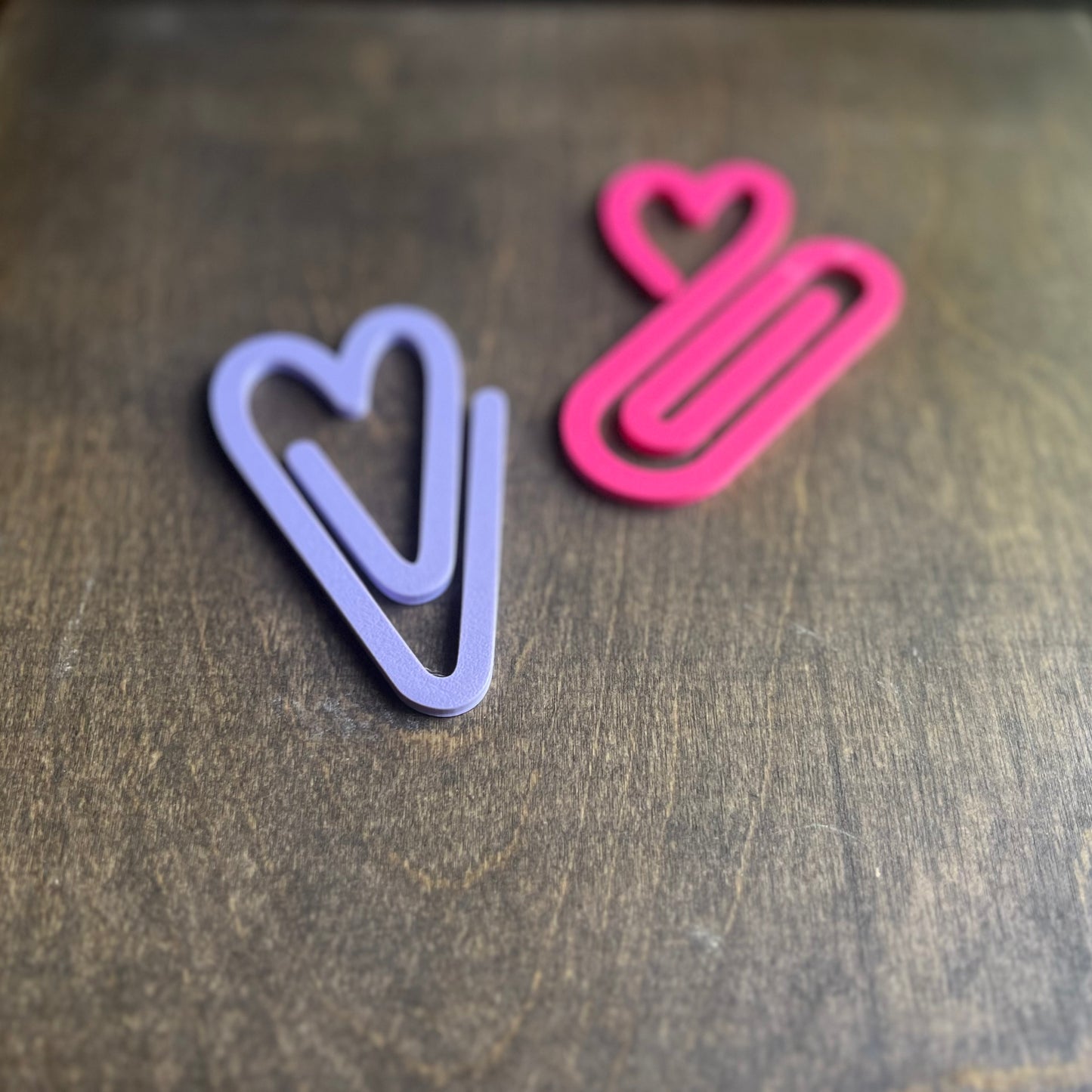 3D Printed Heart Paperclip Bundle - Perfect for Gifts, Office & Stationery Organization