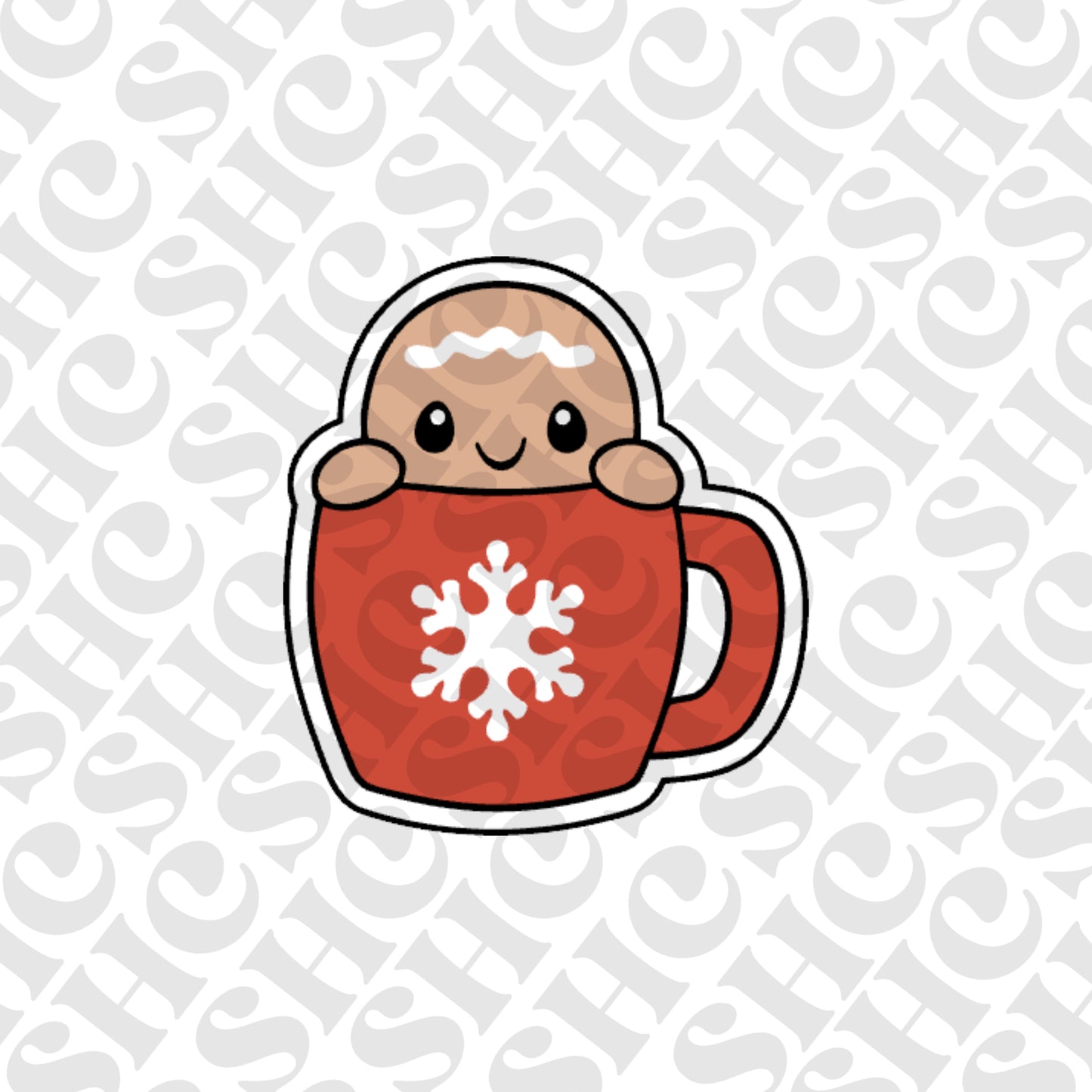 DONE TO ORDER: Gingerbread Mug Cookie Cutter