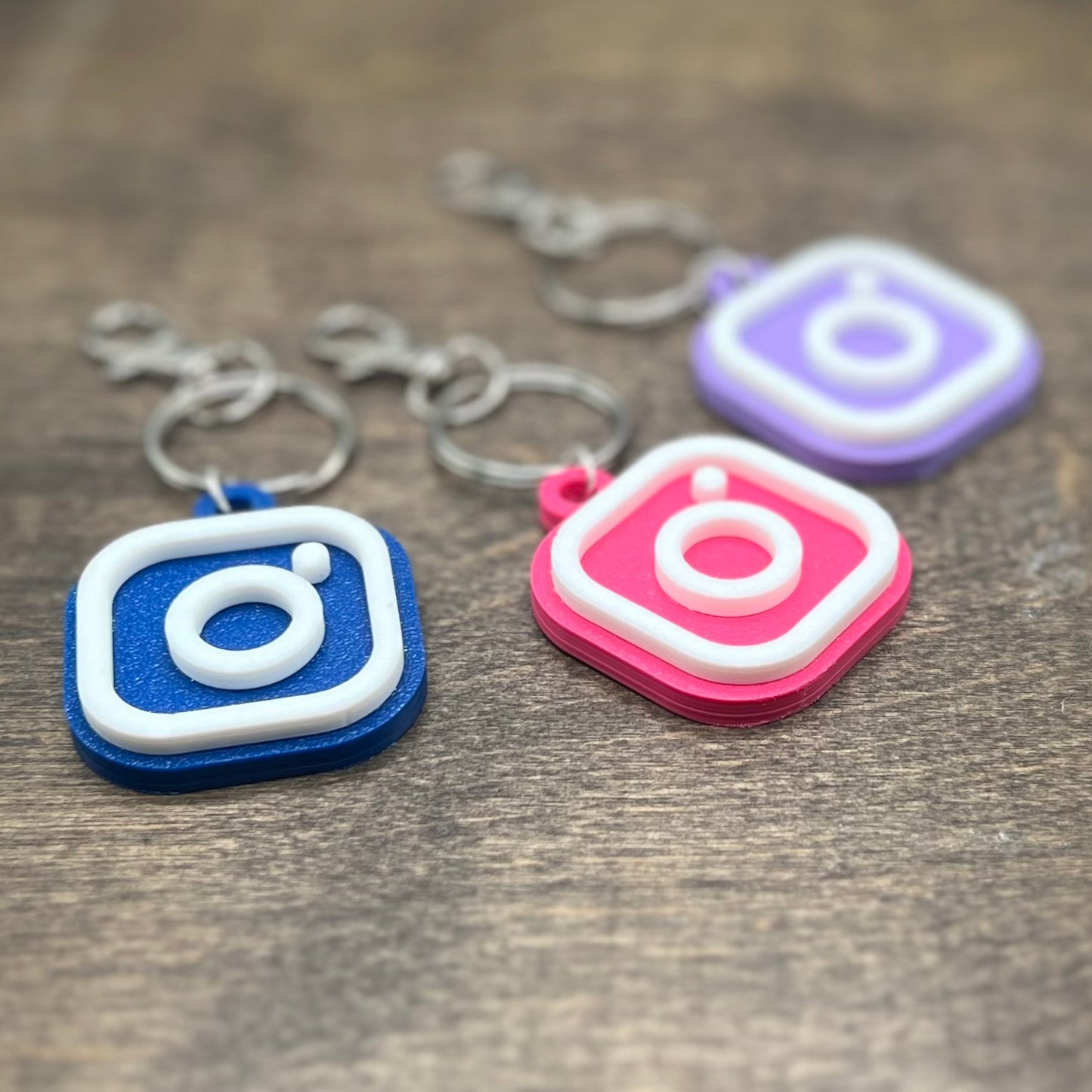 Custom NFC Keychain - Social Media