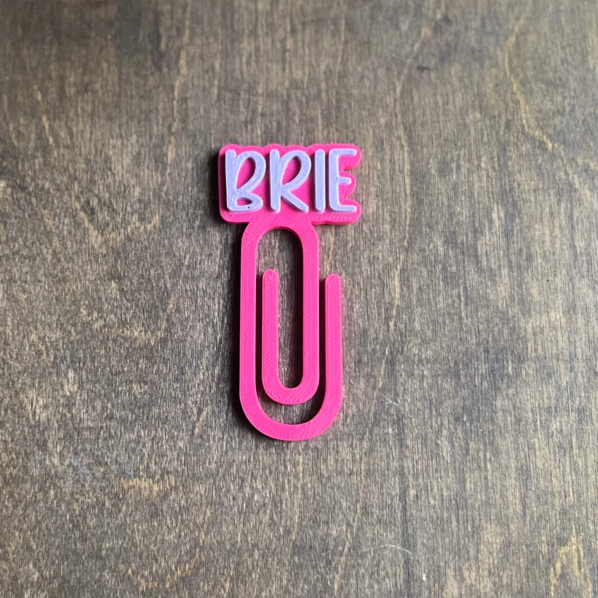 Custom Name Bookmark – 3D Printed Paperclip Design for Teachers, Students & Gifts