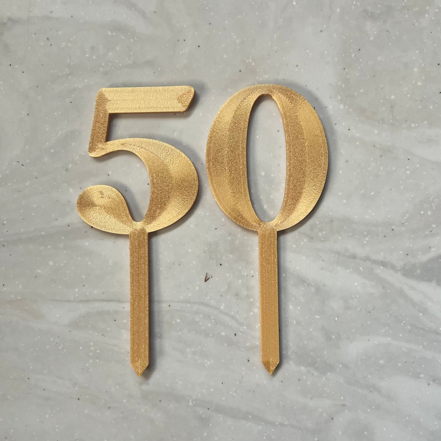3D Number Cake Topper – Personalized Birthday or Anniversary Topper, 3D Printed Number for Cakes, Events, Parties - SHCreations