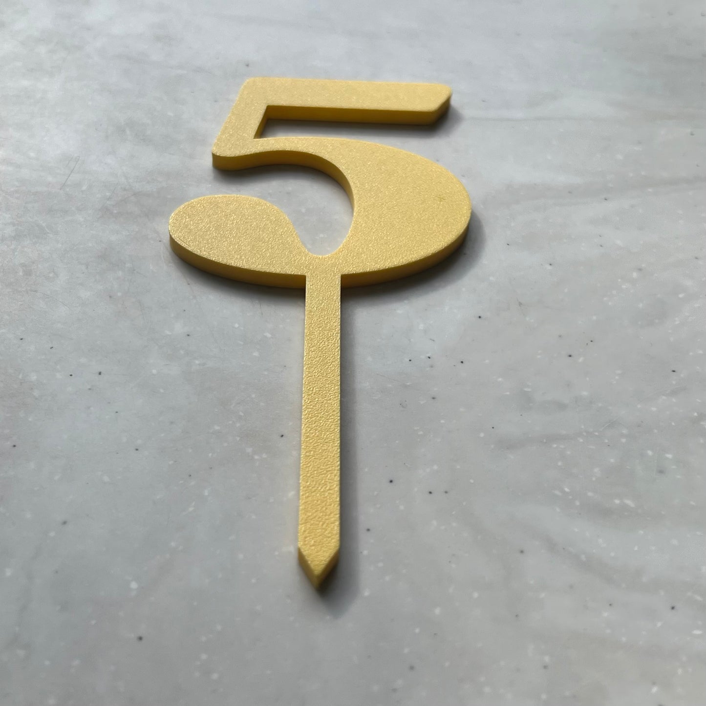 3D Number Cake Topper – Personalized Birthday or Anniversary Topper, 3D Printed Number for Cakes, Events, Parties - SHCreations