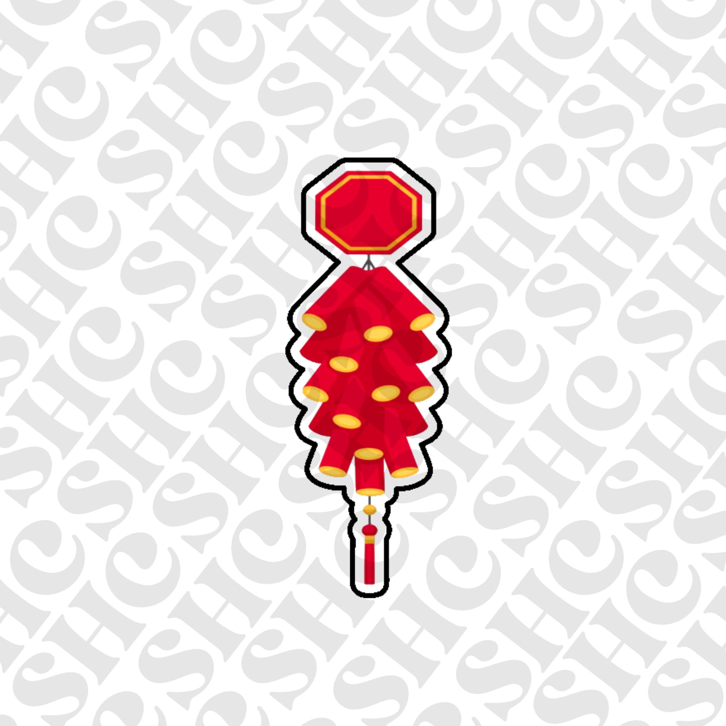 DONE TO ORDER: Firecrackers Cookie Cutter - SHCreations