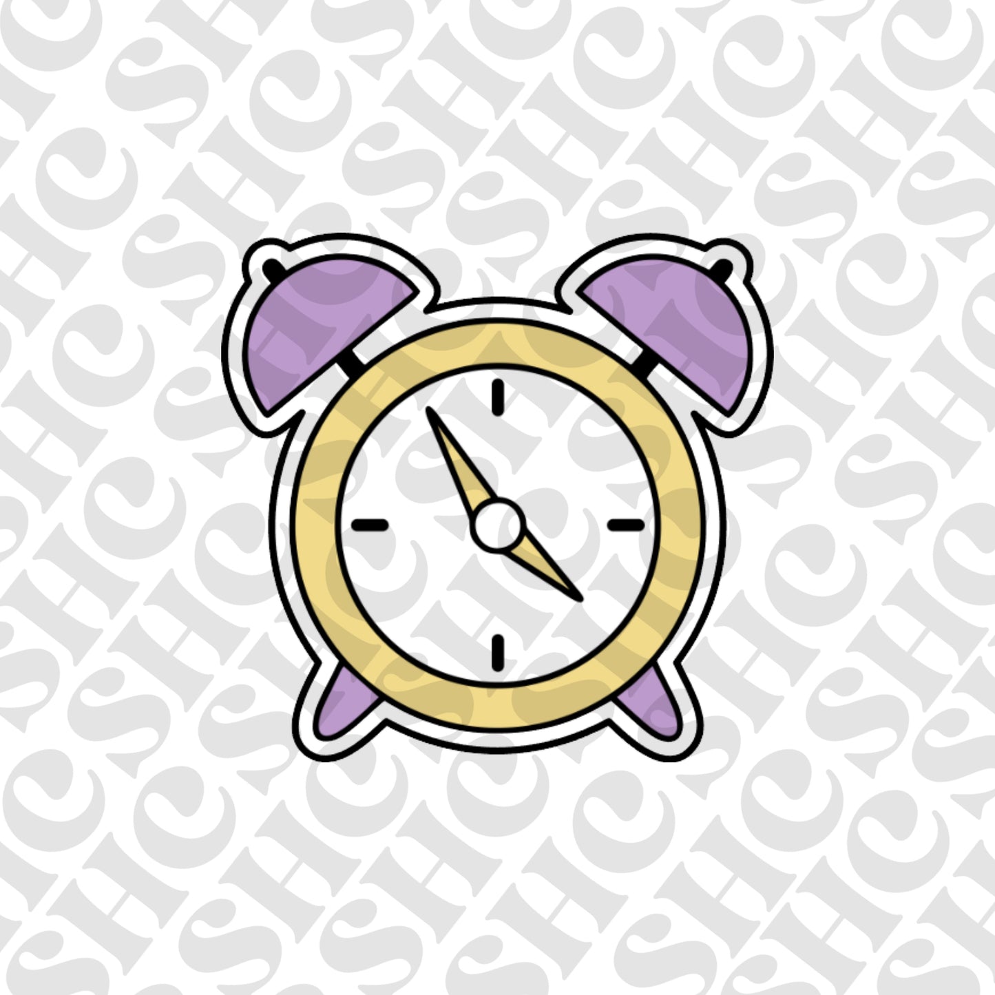 DONE TO ORDER: Alarm Clock Cookie Cutter/Fondant Stamp - SHCreations