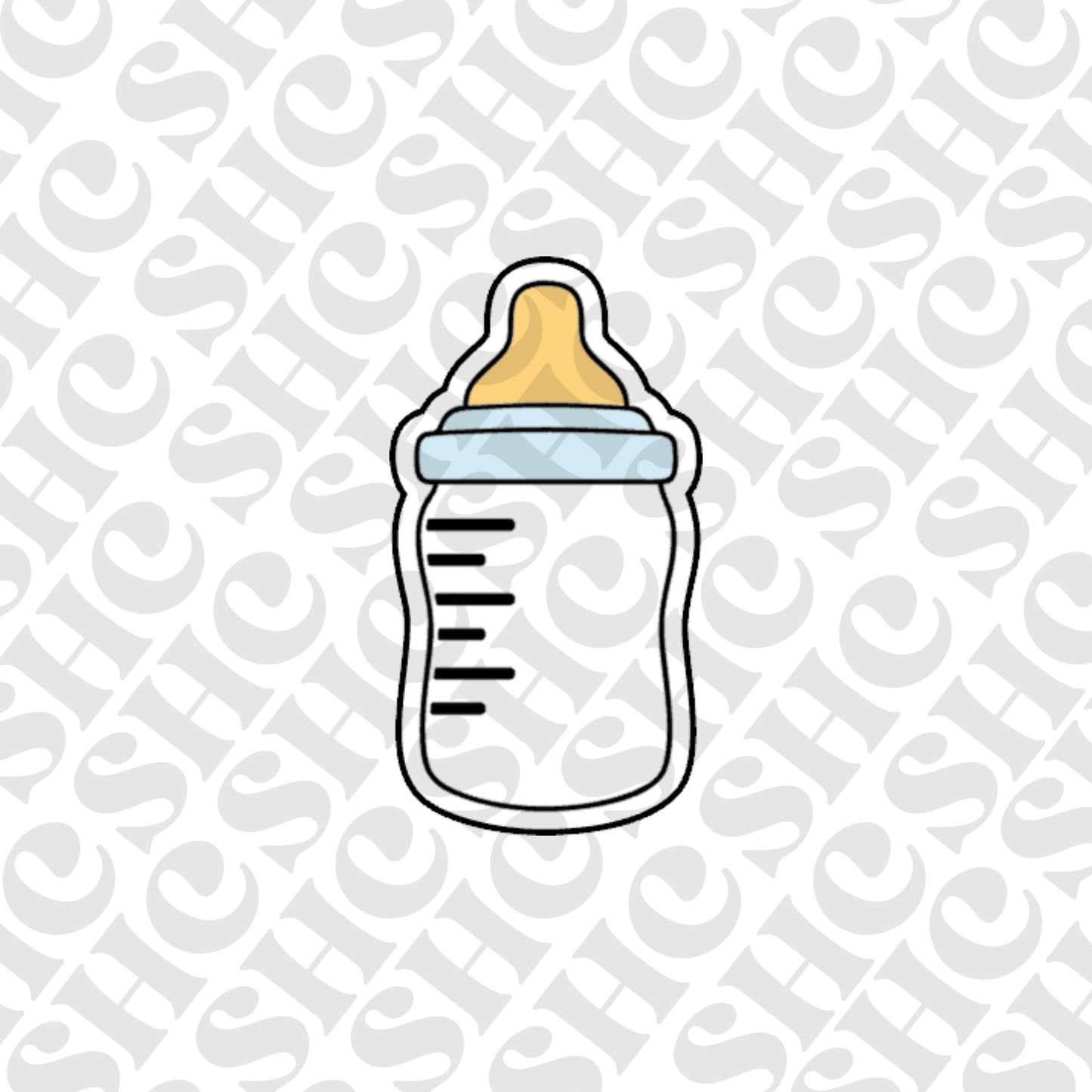 DONE TO ORDER: Bottle Cookie Cutter/Fondant Stamp/Embosser - SHCreations