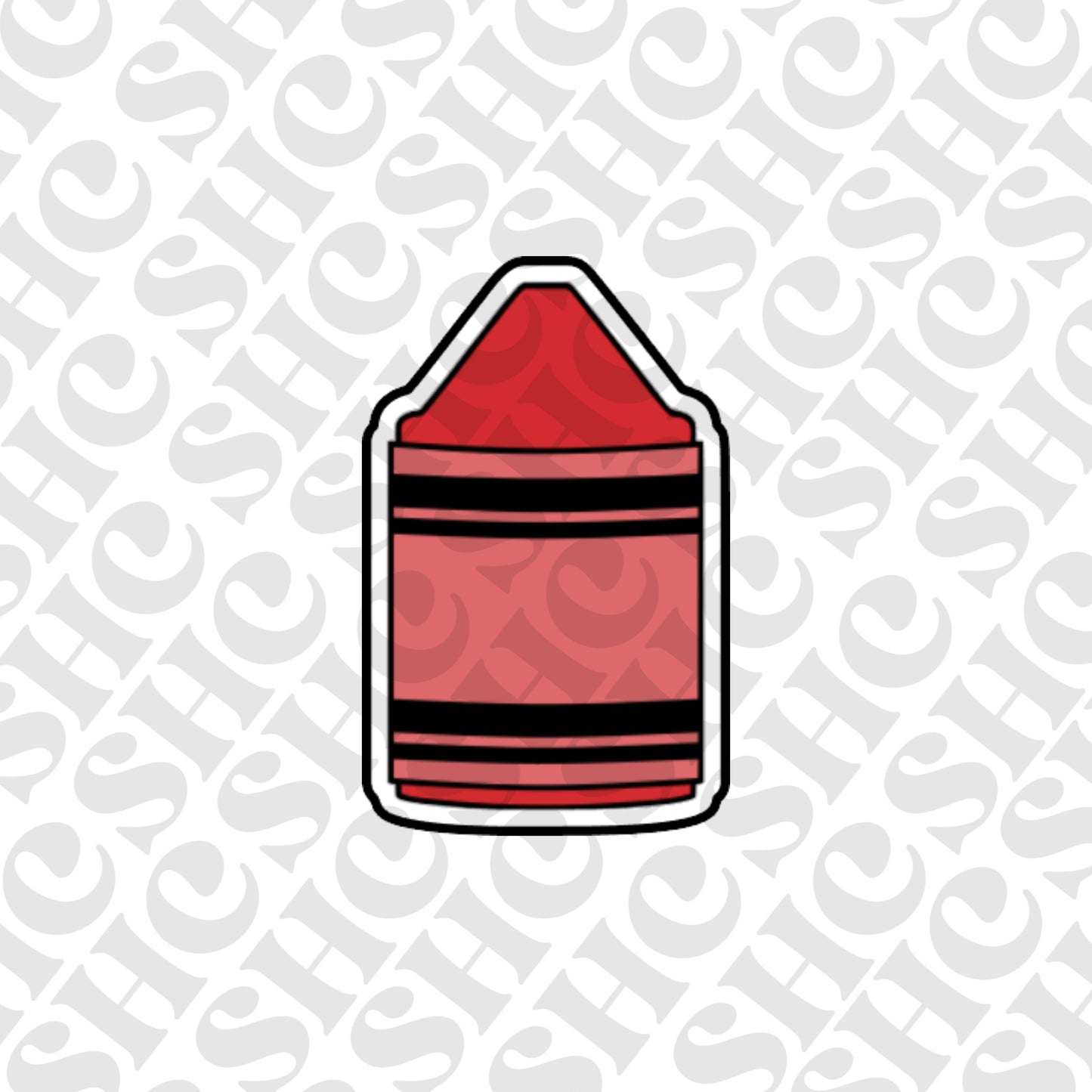 DONE TO ORDER: Chubby Crayon Cookie Cutter/Fondant Stamp - SHCreations