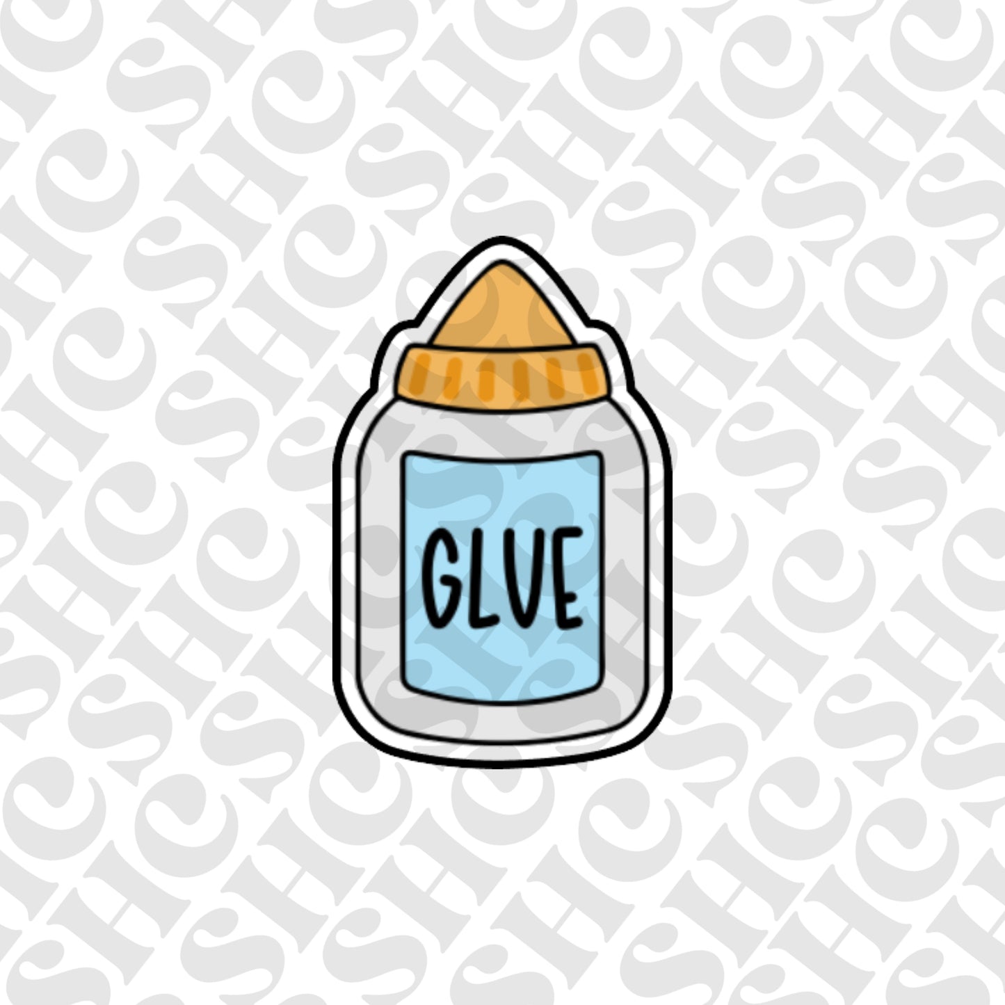 DONE TO ORDER: Chubby Glue Cookie Cutter/Fondant Stamp 1 - SHCreations