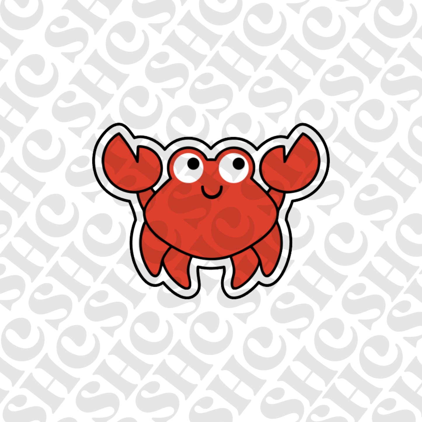 DONE TO ORDER: Crab Cookie Cutter/Fondant Stamp - SHCreations