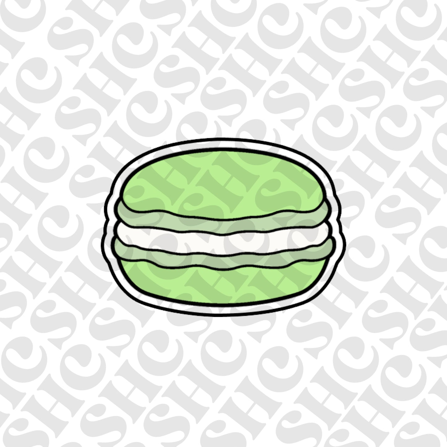 DONE TO ORDER: Macaron Cookie Cutter/Fondant Stamp/Embosser - SHCreations
