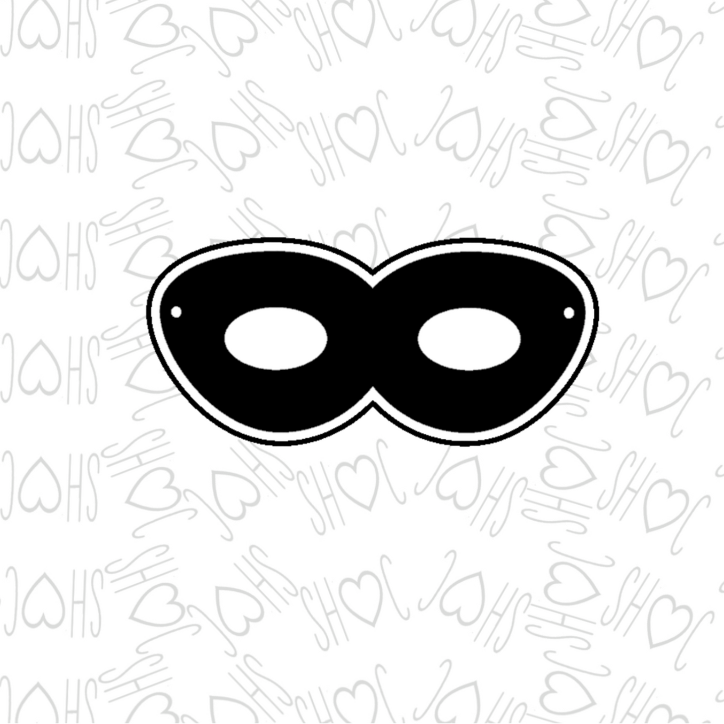 DONE TO ORDER: Superhero Mask 2 Cookie Cutter/Fondant Stamp/Embosser - SHCreations