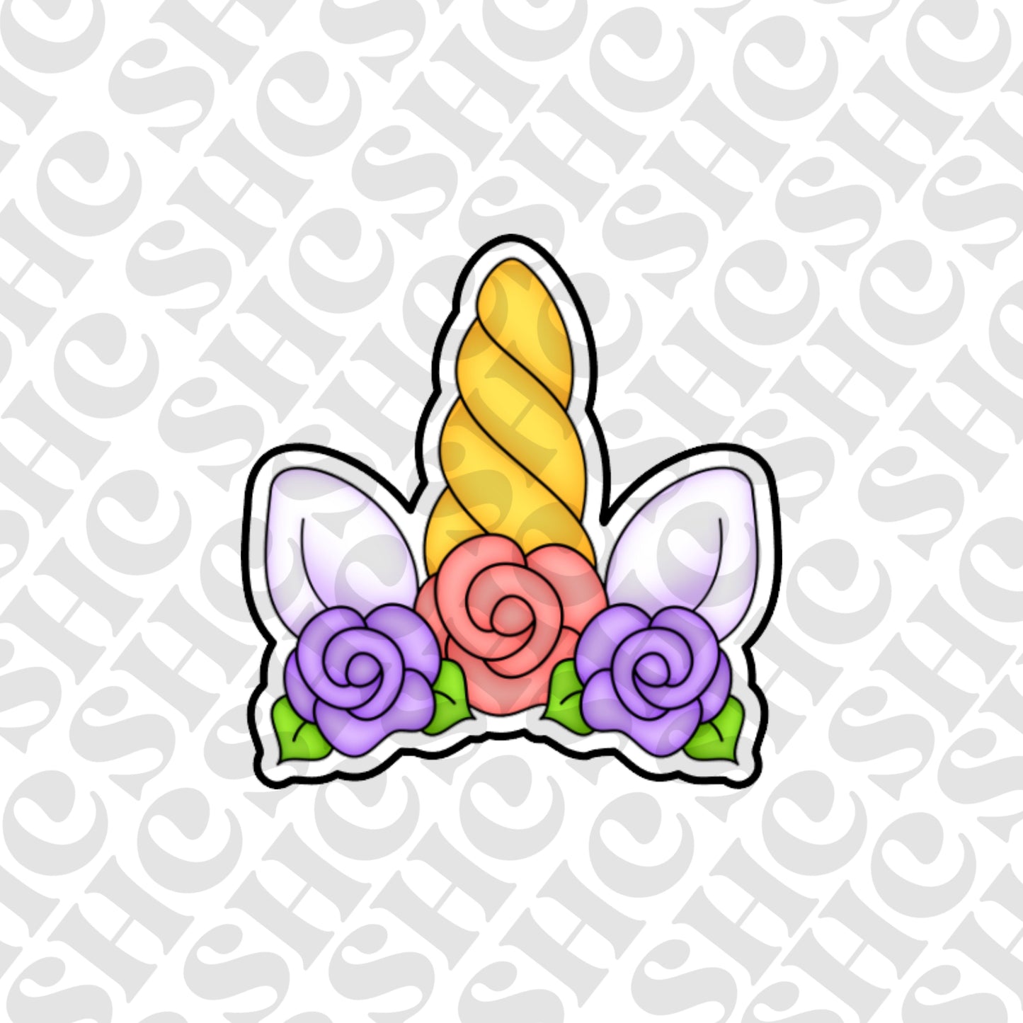 DONE TO ORDER: Unicorn Horn Cookie Cutter/Fondant Stamp - SHCreations