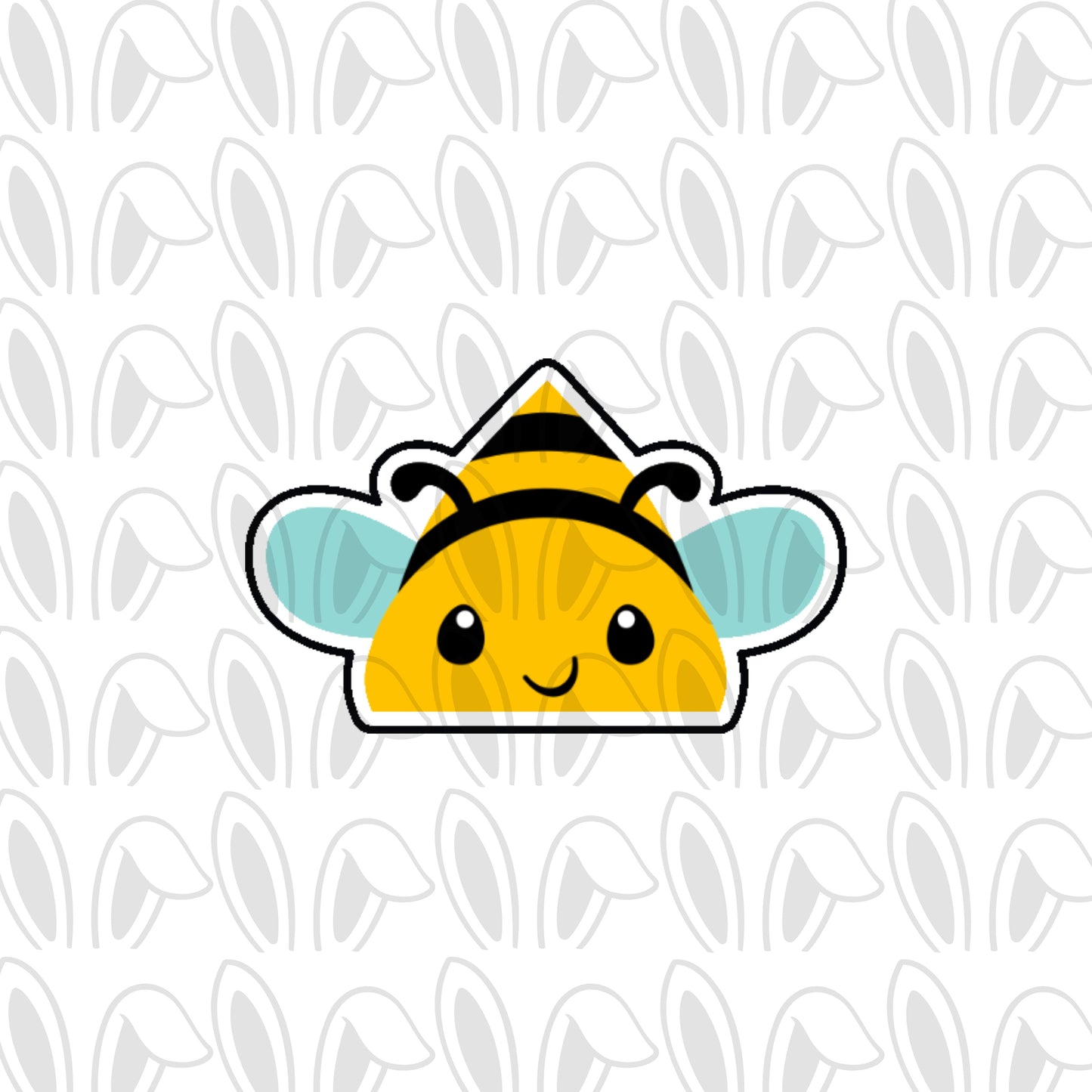 DONE TO ORDER: Bumble Bee Peeker Cookie Cutter - SHCreations