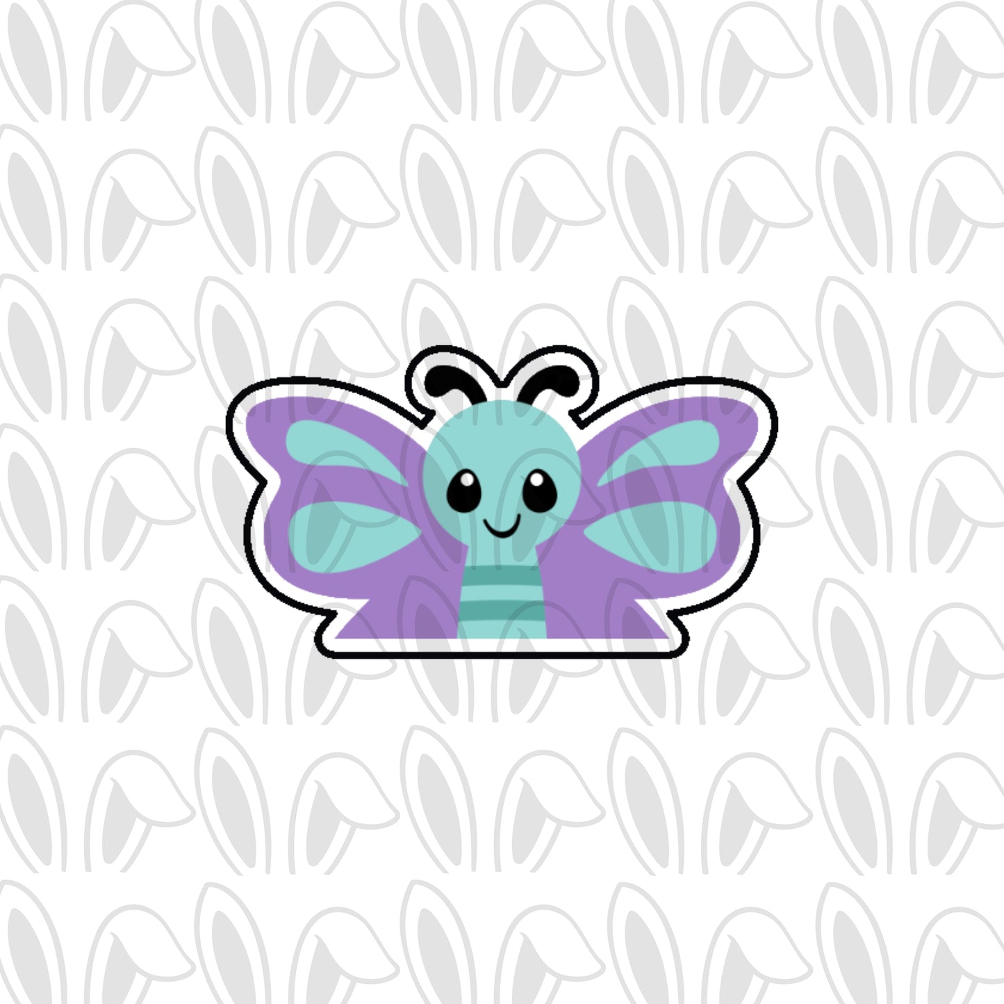 DONE TO ORDER: Butterfly Peeker Cookie Cutter - SHCreations