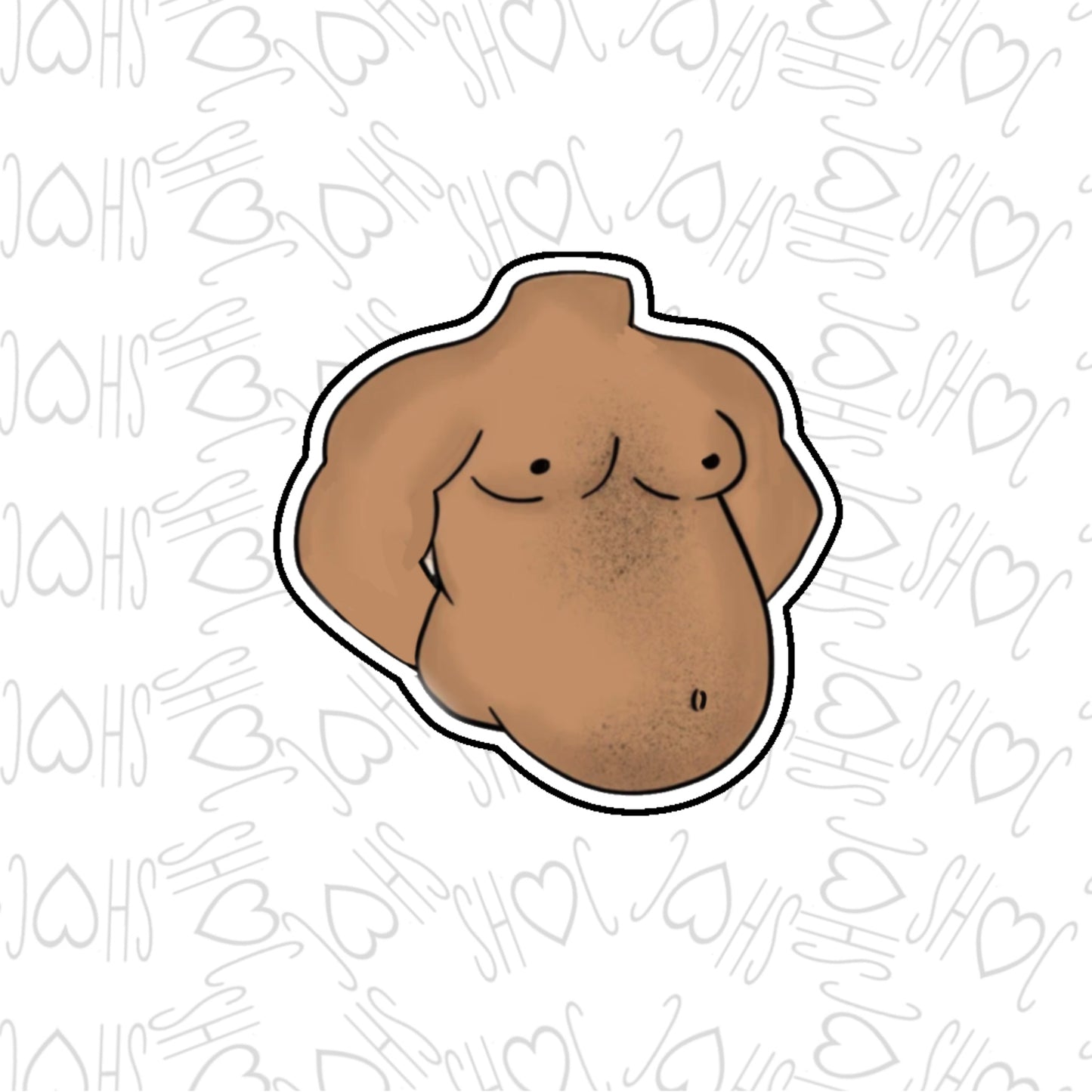 DONE TO ORDER: Dad Bod Cookie Cutter - SHCreations