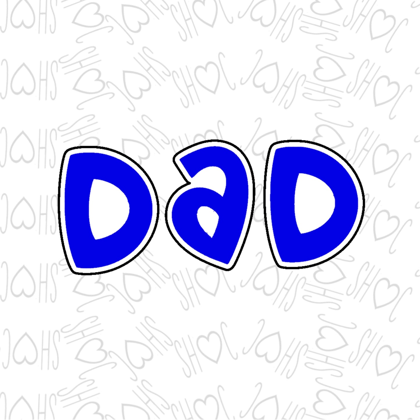 DONE TO ORDER: DAD Cookie Cutter Set - SHCreations