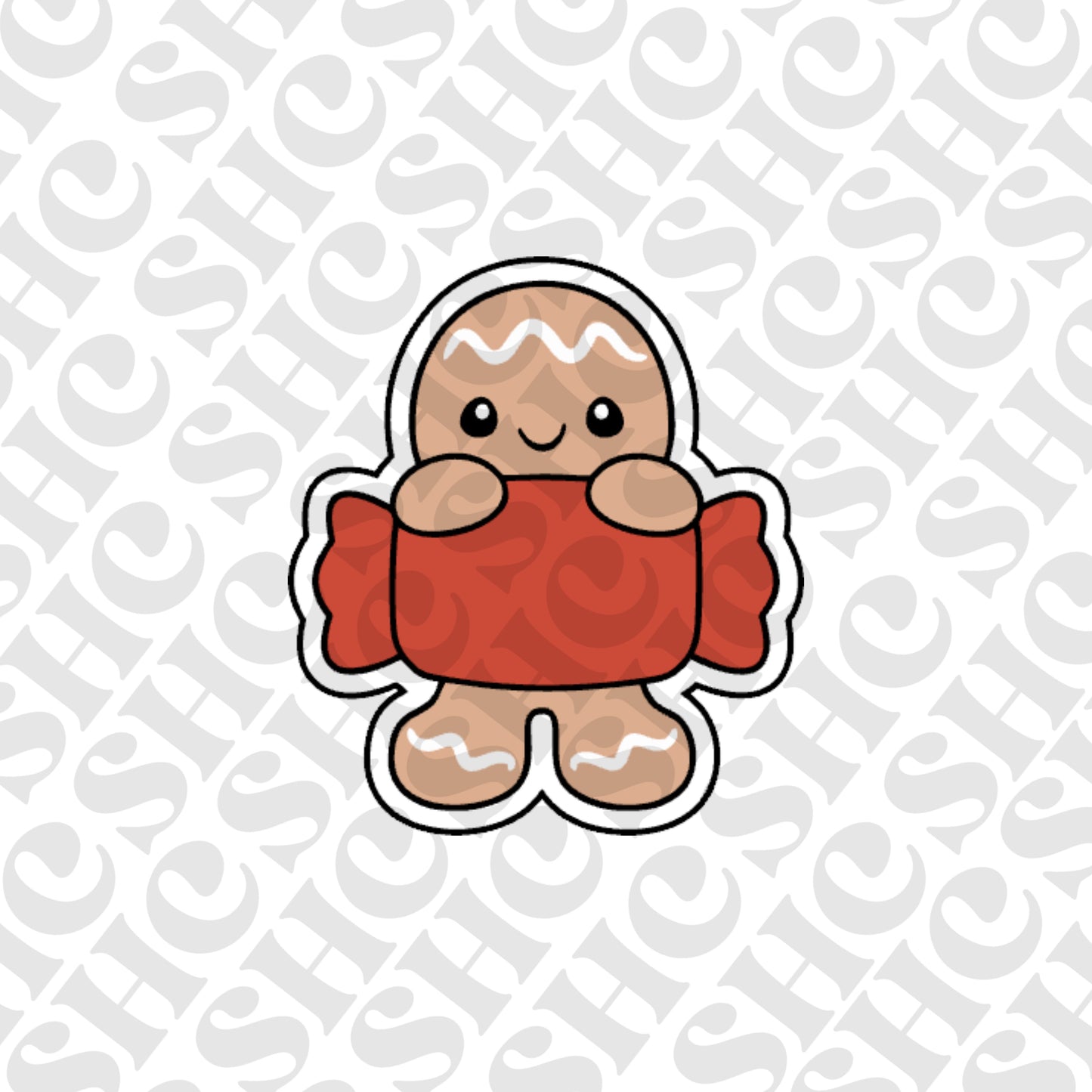 DONE TO ORDER: Gingerbread with Sweetie Cookie Cutter - SHCreations