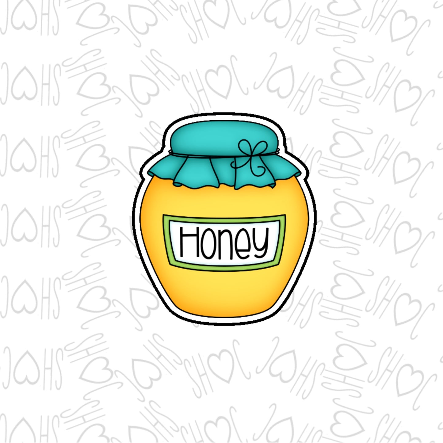 DONE TO ORDER: Honey Jar 2 Cookie Cutter - SHCreations
