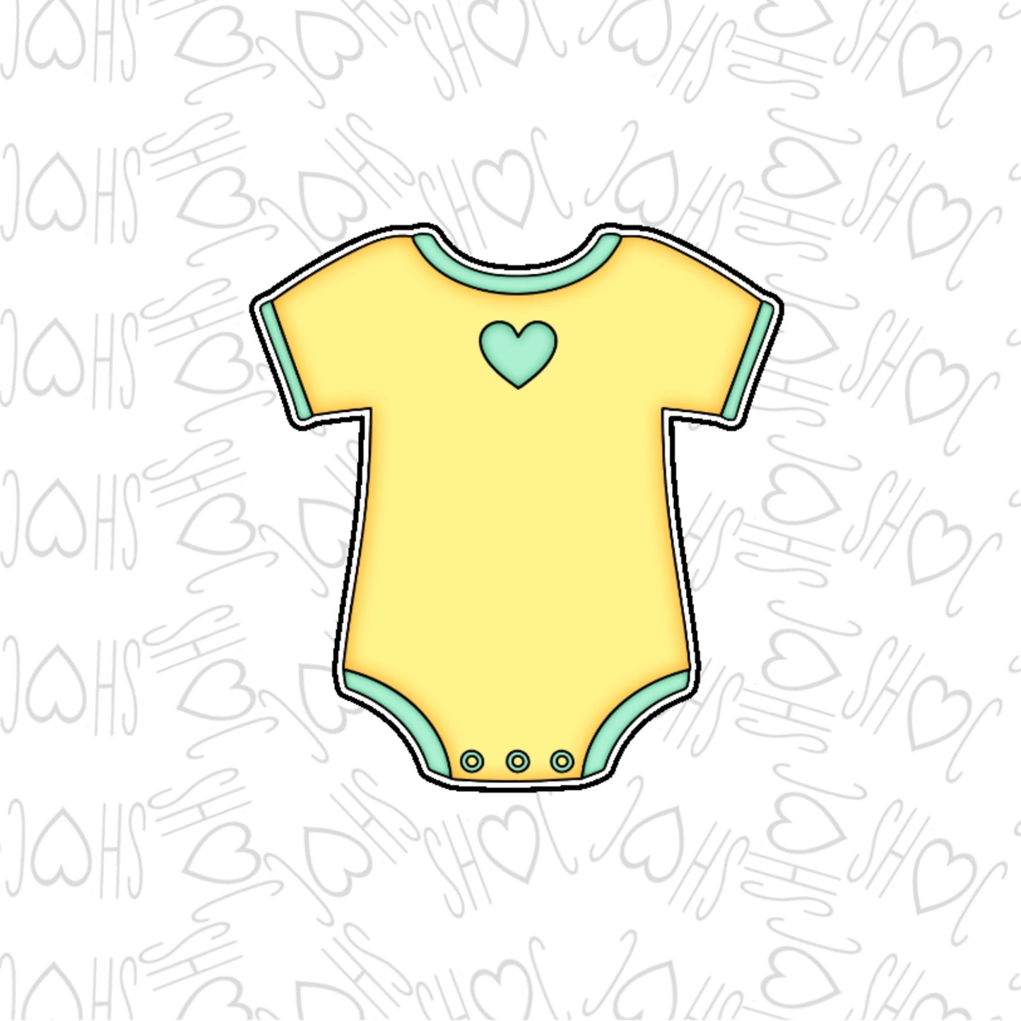 DONE TO ORDER: Onesie 3 Cookie Cutter - SHCreations