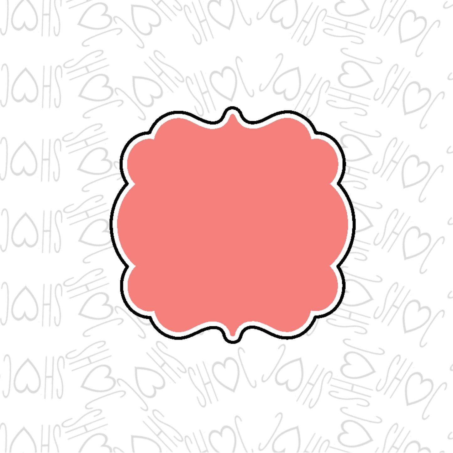 DONE TO ORDER: Plaque 5 Cookie Cutter - SHCreations