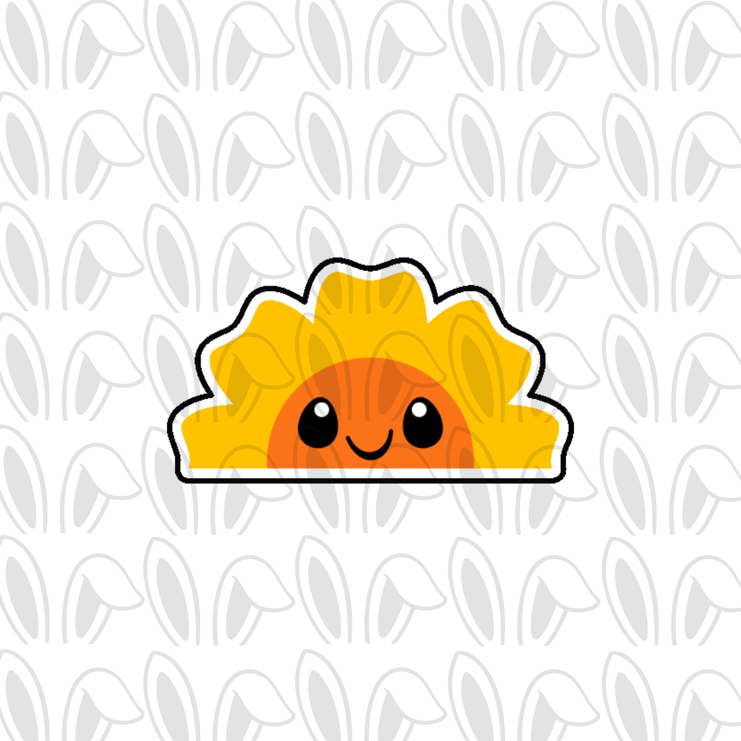 DONE TO ORDER: Sun Peeker Cookie Cutter - SHCreations