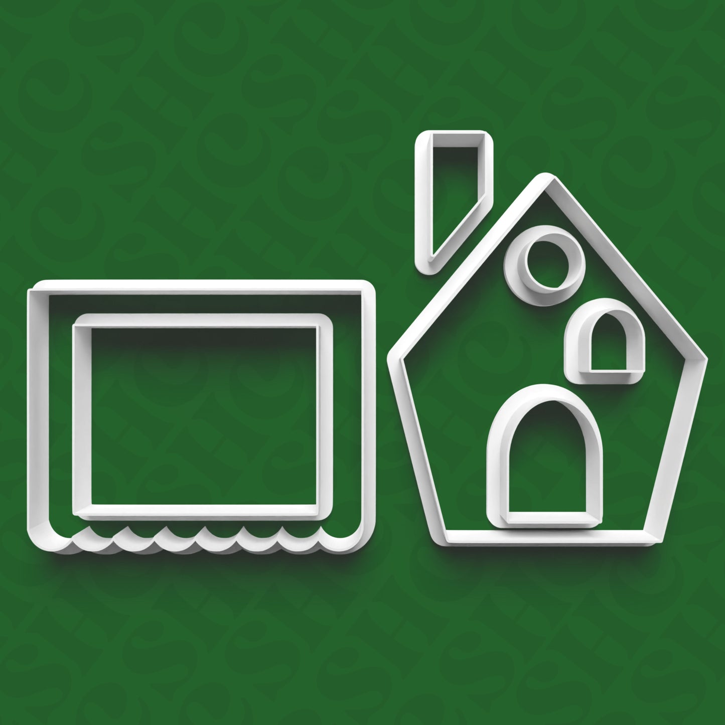 DONE TO ORDER: Gingerbread House Cookie Cutter - SHCreations