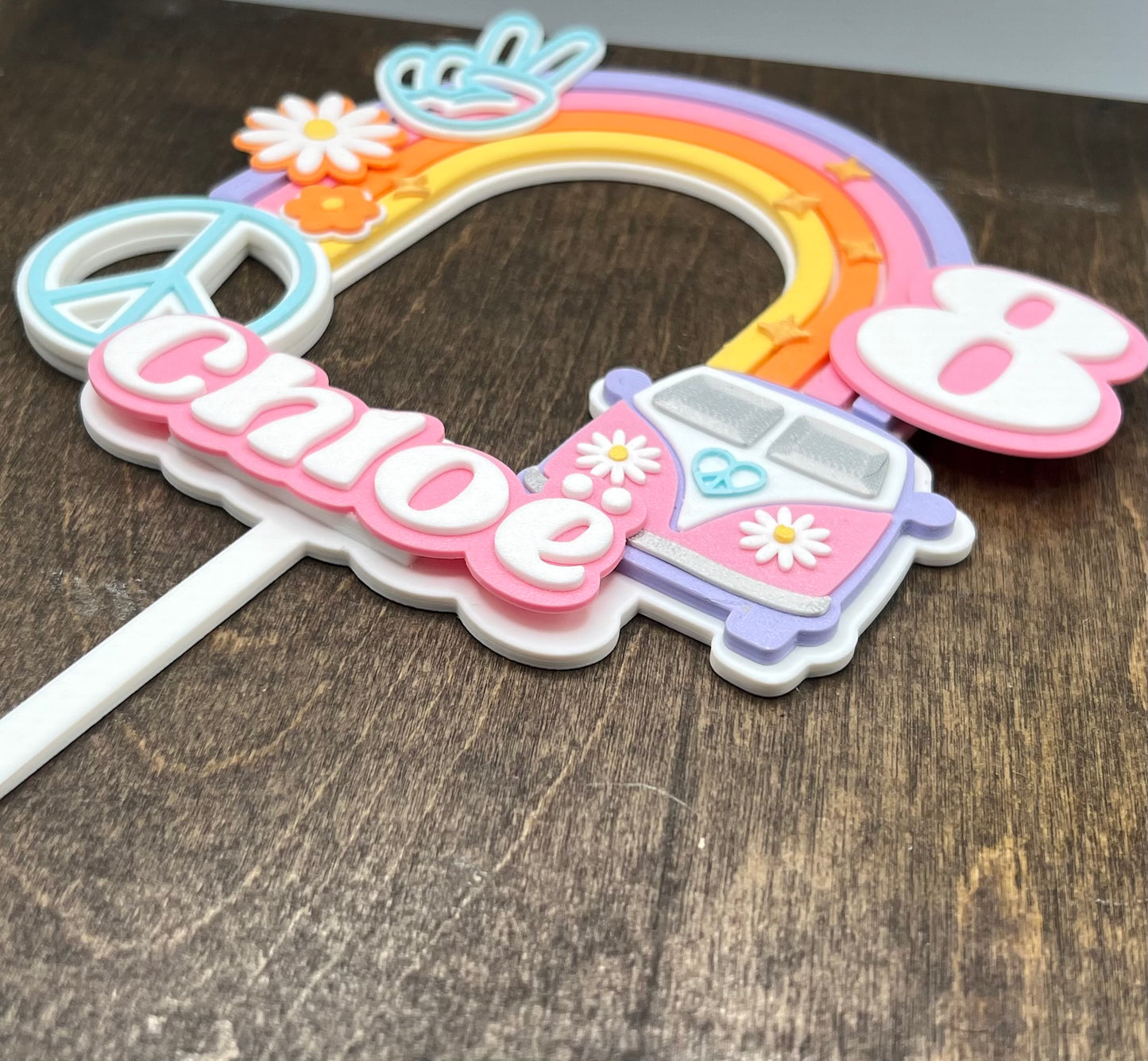 Custom Groovy Cake Topper - SHCreations
