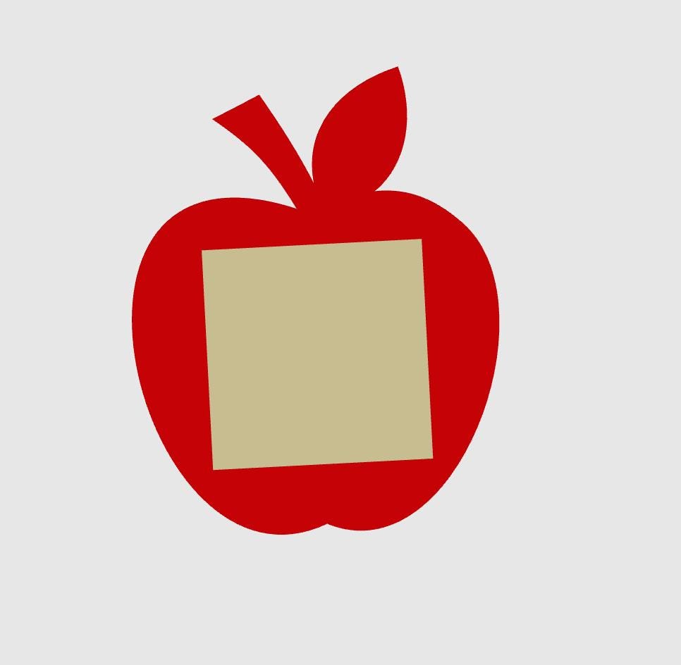 3D Apple Sticky Note Holder STL Design – Customizable Desk Organizer for Sticky Notes