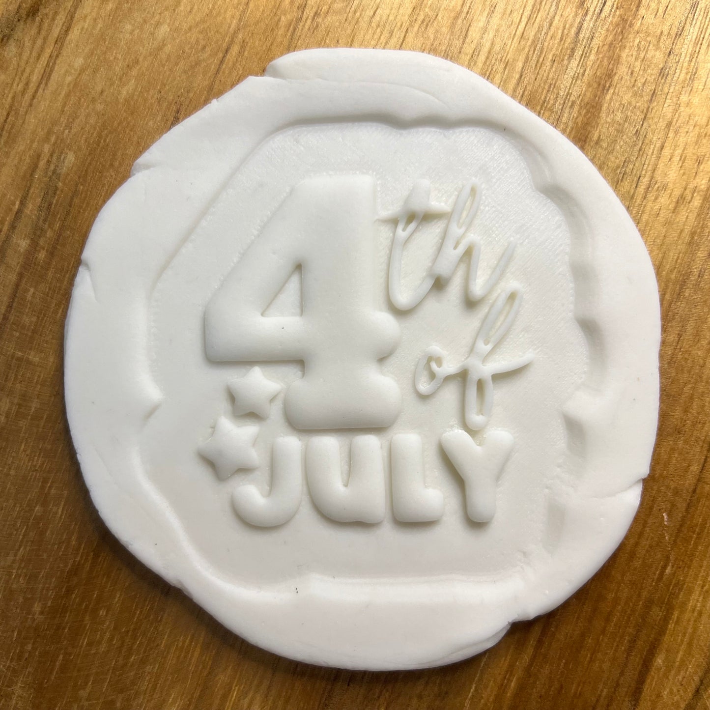4th of July Cookie Cutter and Embosser STL File for Patriotic Baking – Perfect for Independence Day Celebrations, Fondant Debosser
