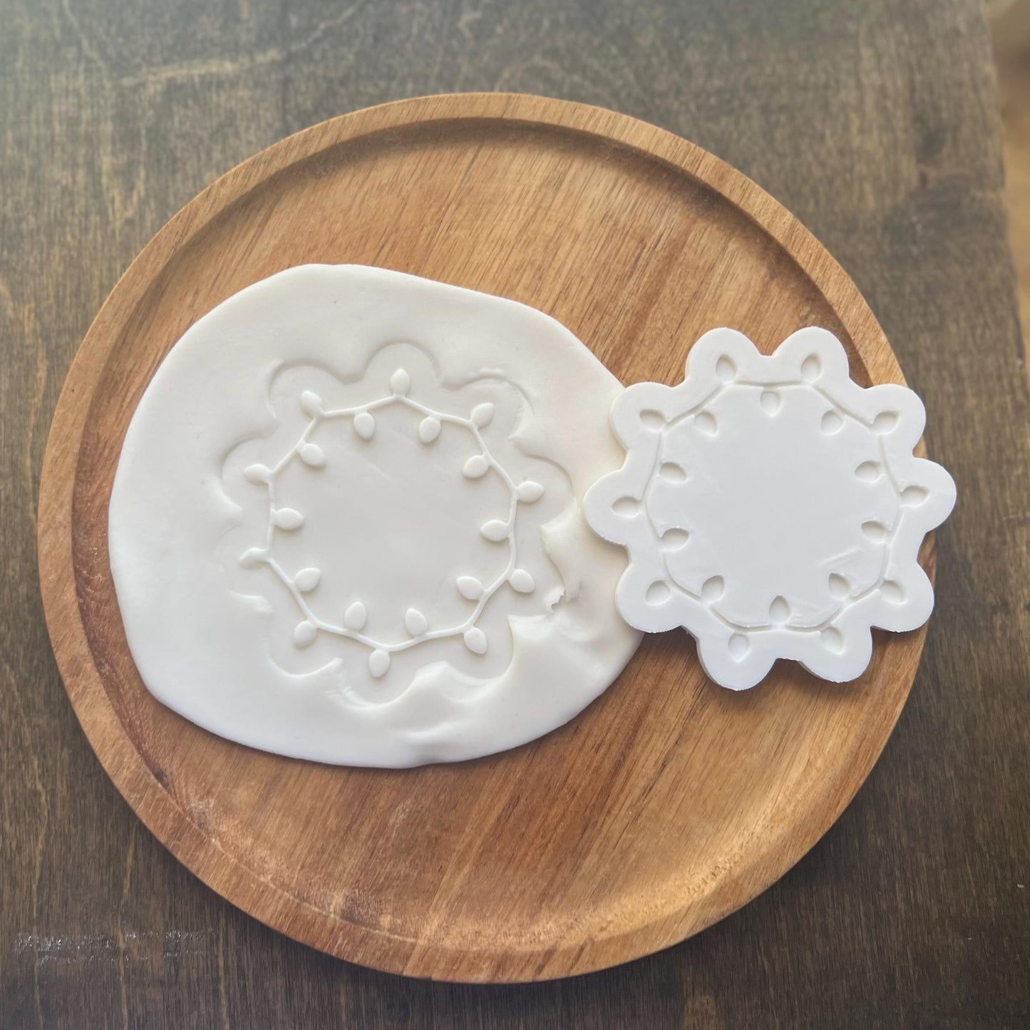 Christmas Lights Fondant Embosser, Lights Cookie Cutter STL, Lights Frame Embosser, Xmas Cookies, Xmas Fondant Stamp
