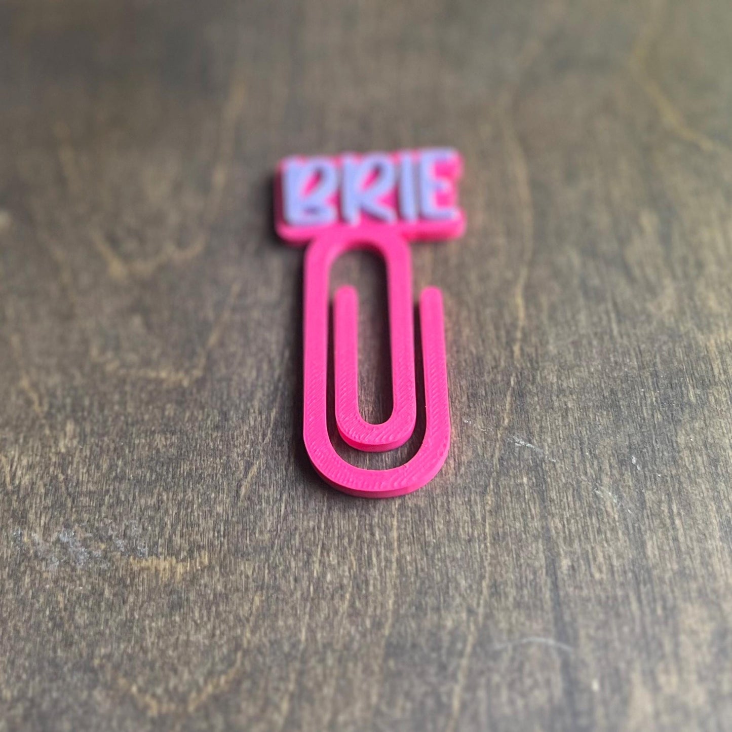 Custom 3D Paperclip Bookmark STL Design – Personalizable Bookmark for 3D Printing| 1