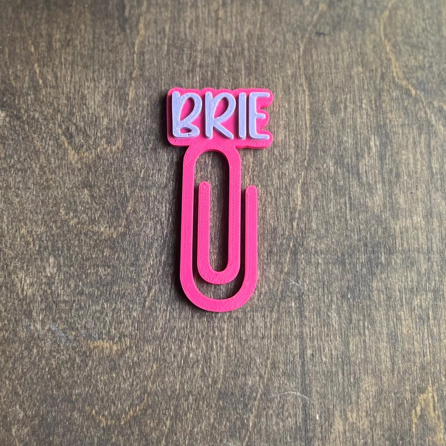 Custom 3D Paperclip Bookmark STL Design – Personalizable Bookmark for 3D Printing| 1