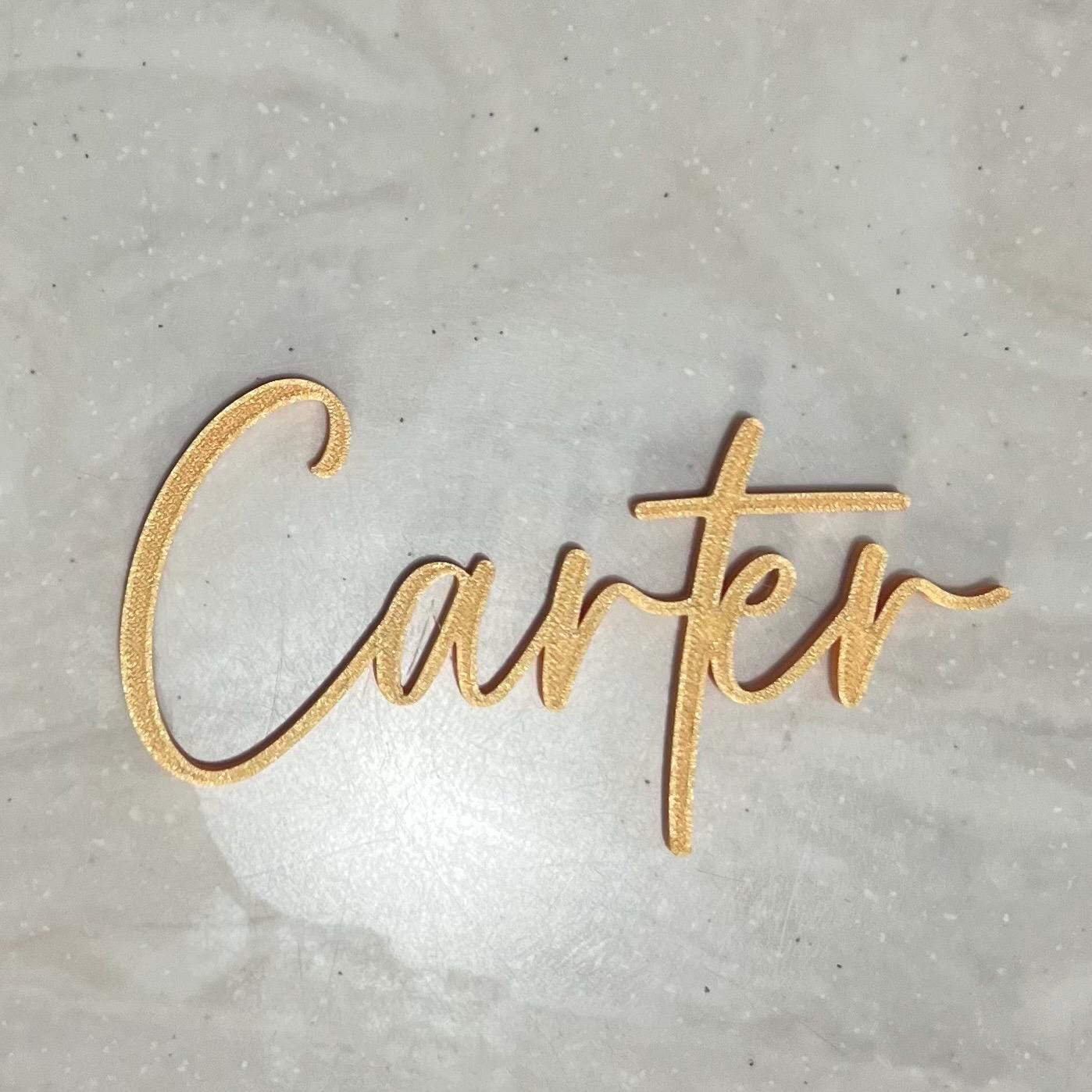 Custom Cake Charm STL, Personalized 3D Charm, Personalized Cake Charm, Personalized Cake Topper
