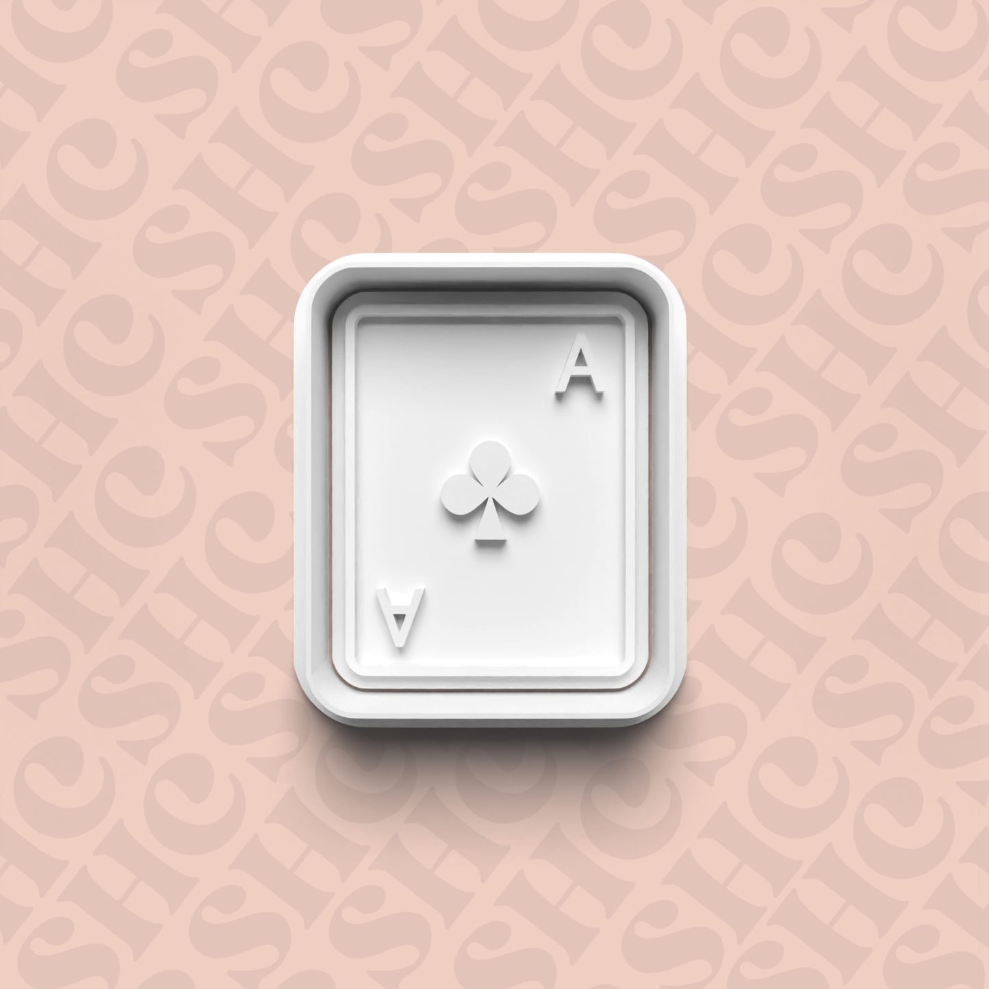 DONE TO ORDER: Ace Cookie Cutter + Fondant Stamp Set 3 - SHCreations