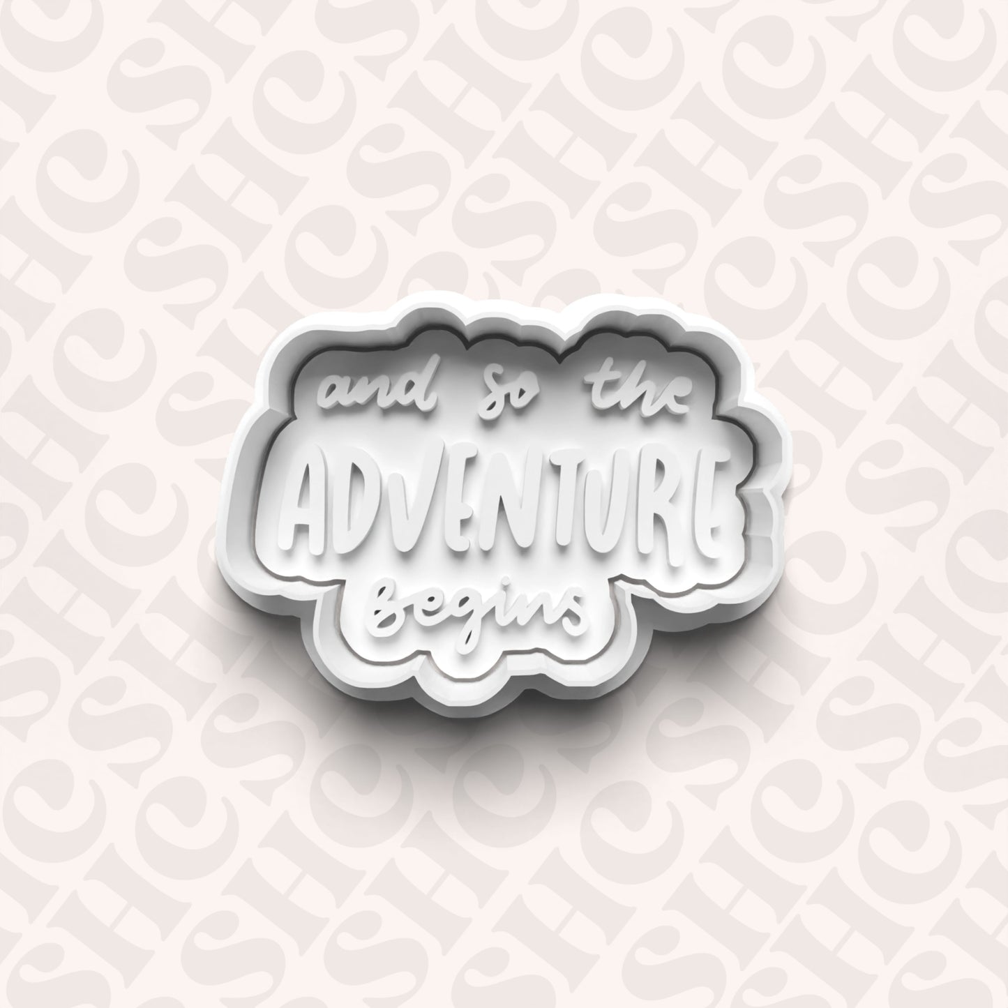 DONE TO ORDER: "and so the Adventure begins" Cookie Cutter + Fondant Set - SHCreations