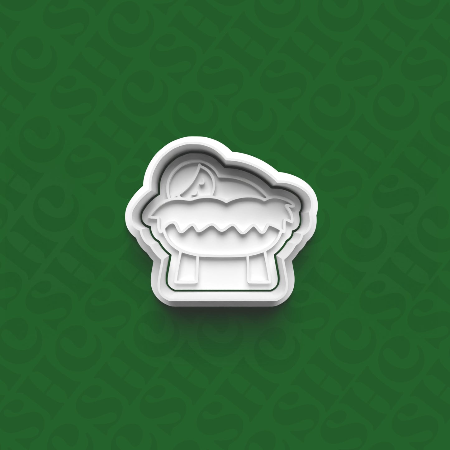 DONE TO ORDER: Baby Jesus Cookie Cutter + Fondant Stamp Set - SHCreations