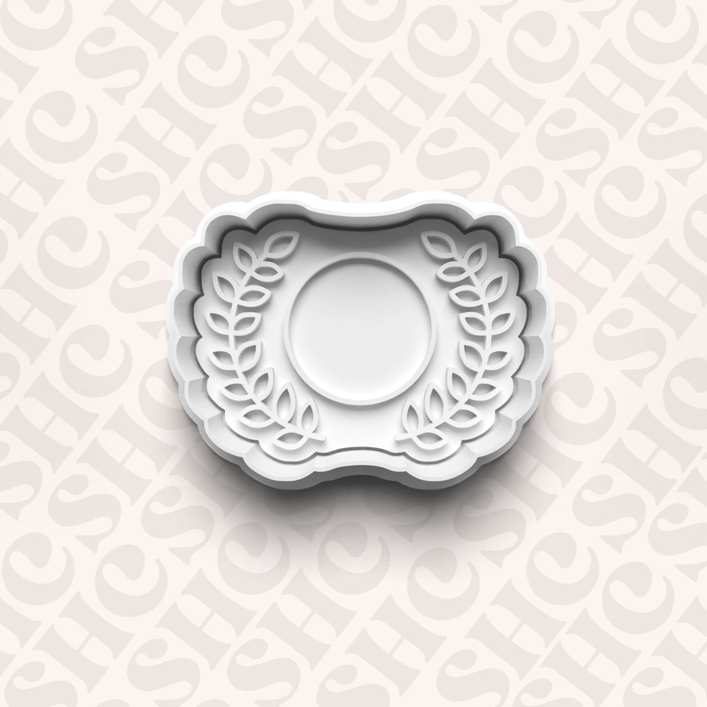 DONE TO ORDER: Badge Cookie Cutter + Fondant Stamp Set - SHCreations