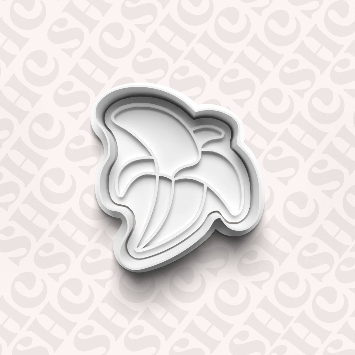 DONE TO ORDER: Banana Cookie Cutter + Fondant Stamp Set - SHCreations