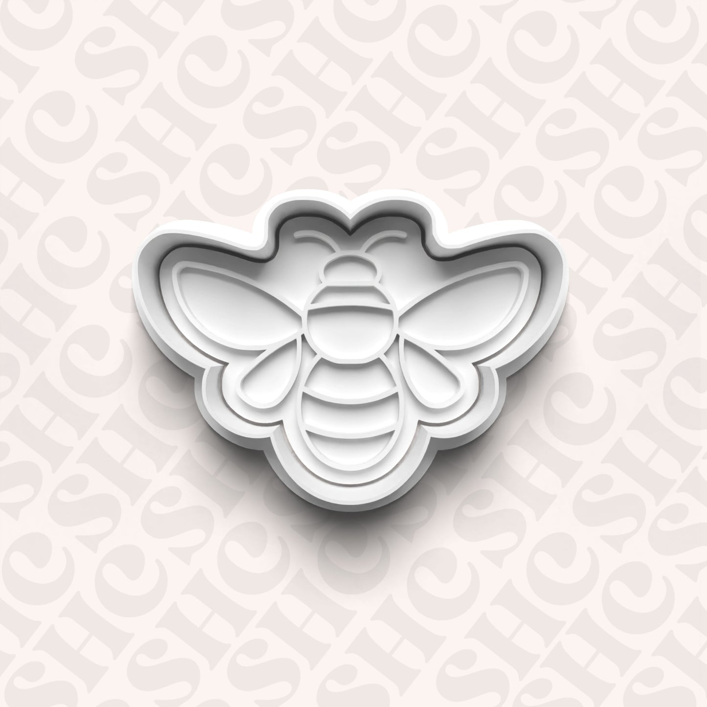 DONE TO ORDER: Bumble Bee Cookie Cutter + Fondant Set - SHCreations