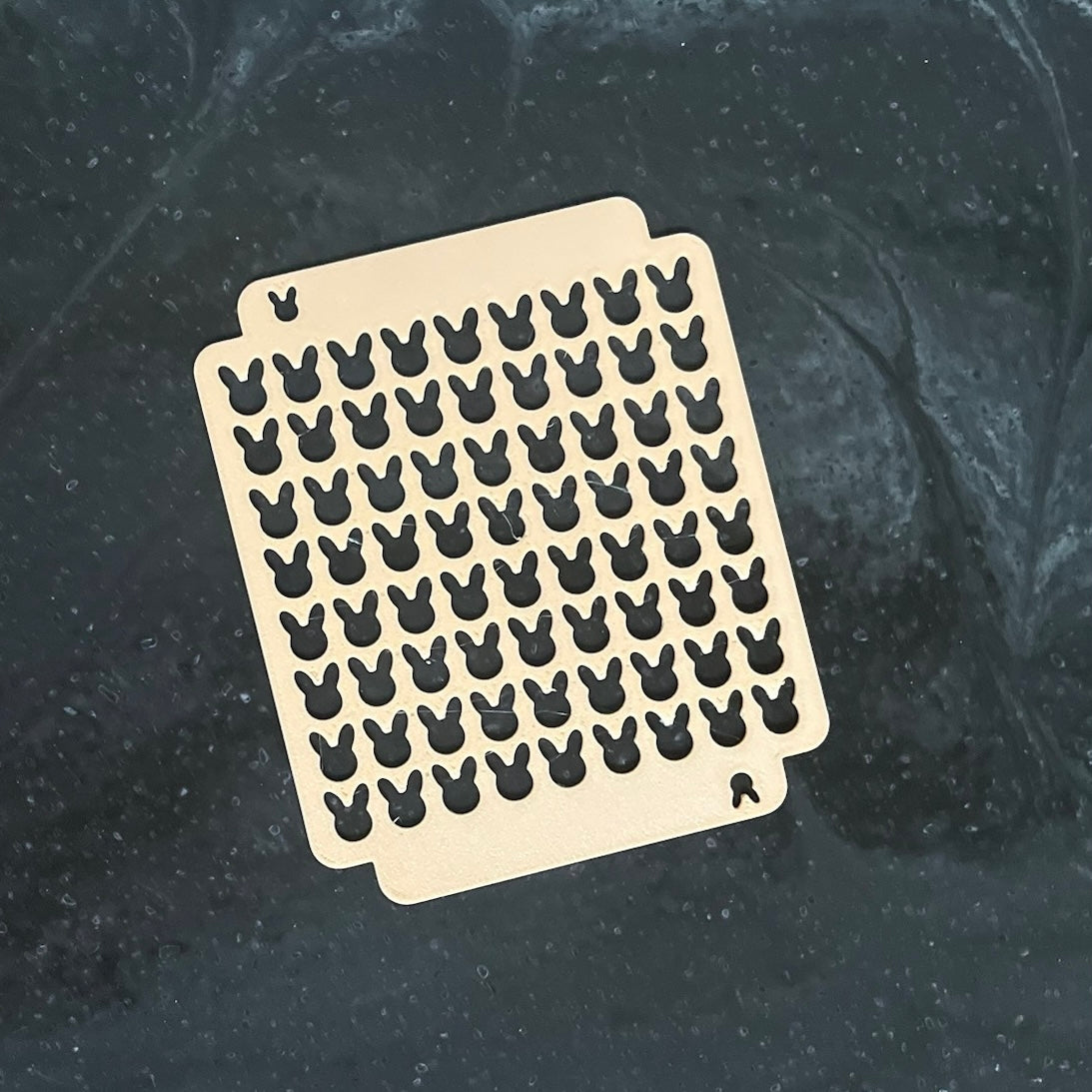 DONE TO ORDER: Bunny Sprinkle Stencil - SHCreations