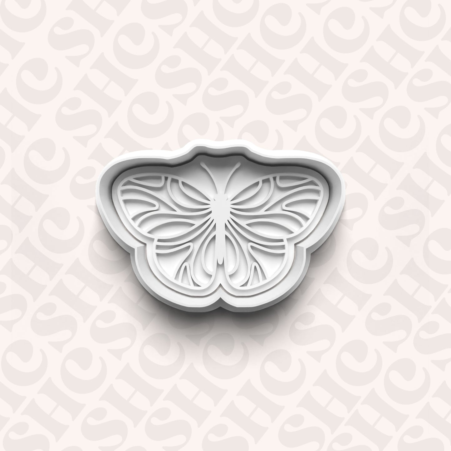 DONE TO ORDER: Butterfly Cookie Cutter + Fondant Stamp Set 3 - SHCreations
