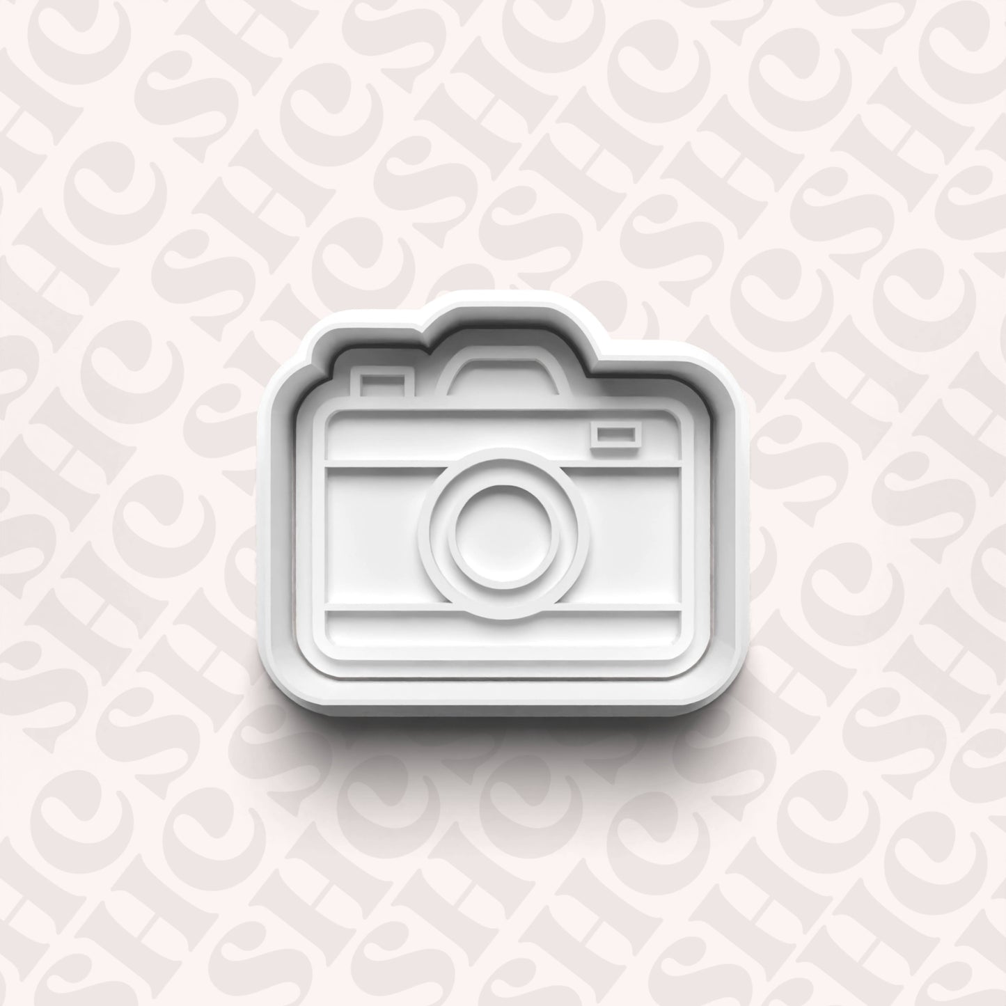 DONE TO ORDER: Camera Cookie Cutter + Fondant Stamp Set 1 - SHCreations