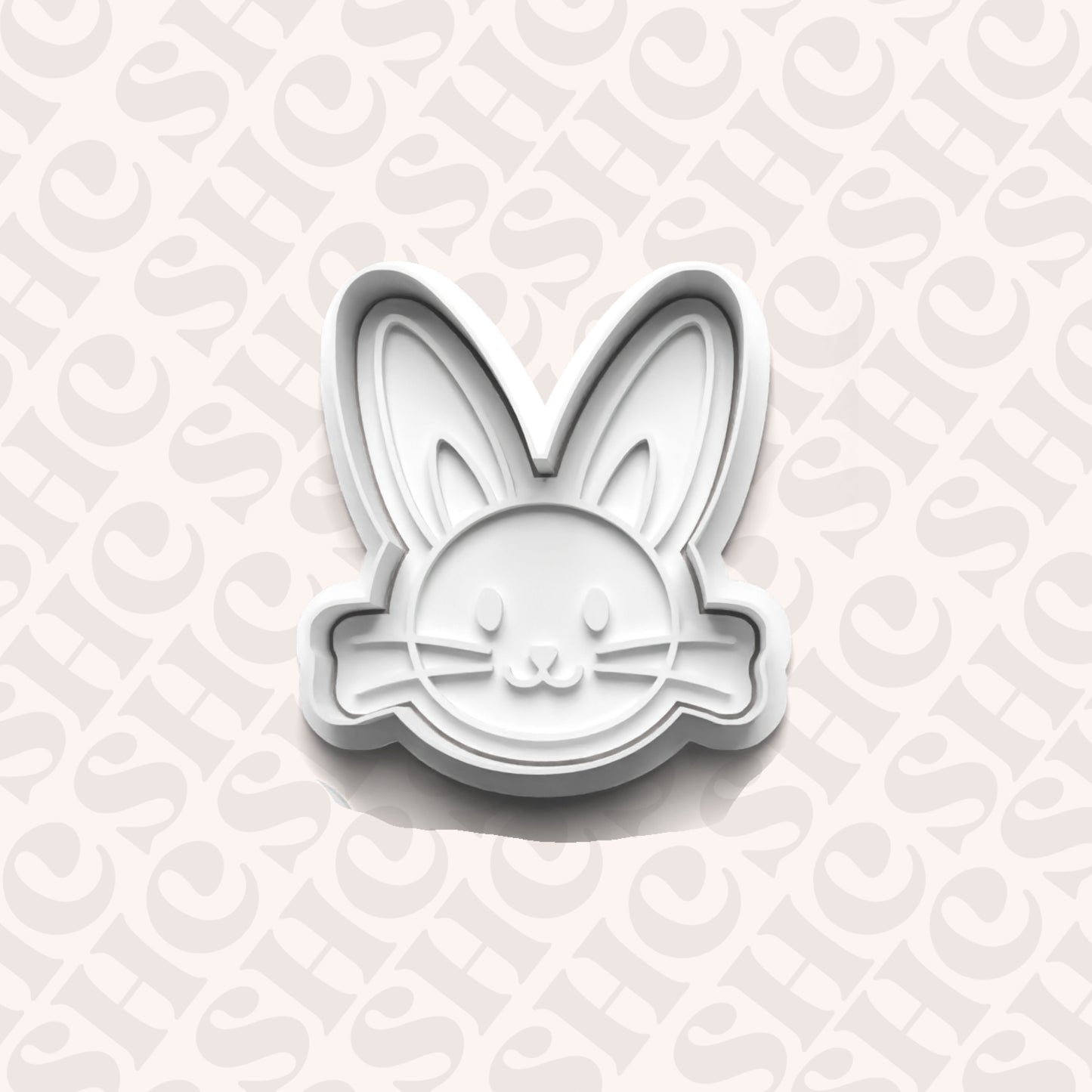 DONE TO ORDER: Easter Bunny Cookie Cutter + Fondant Stamp Set - SHCreations