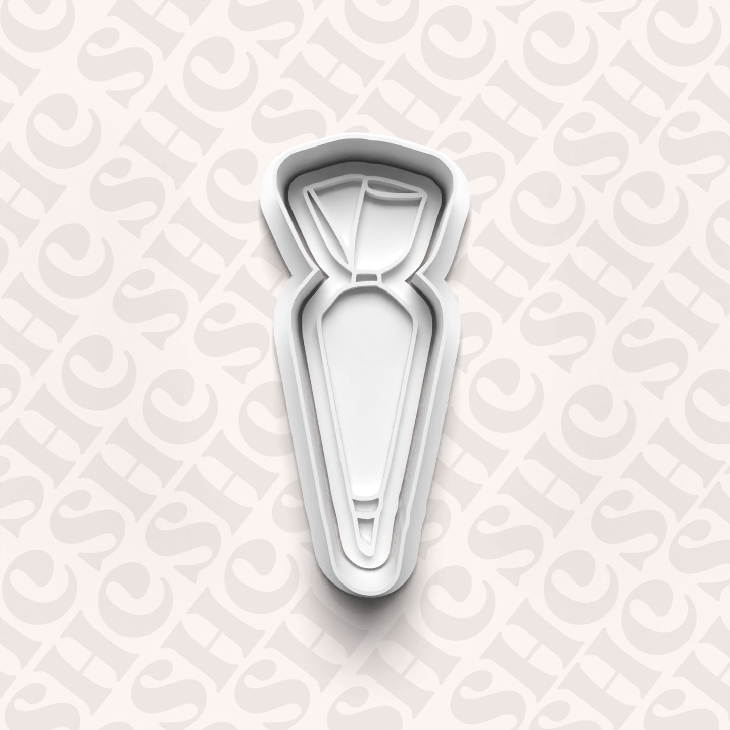 DONE TO ORDER: Icing Bag Cookie Cutter + Fondant Stamp Set - SHCreations