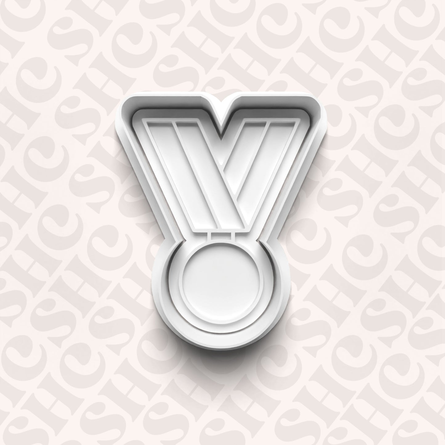 DONE TO ORDER: Medal Cookie Cutter + Fondant Stamp Set - SHCreations