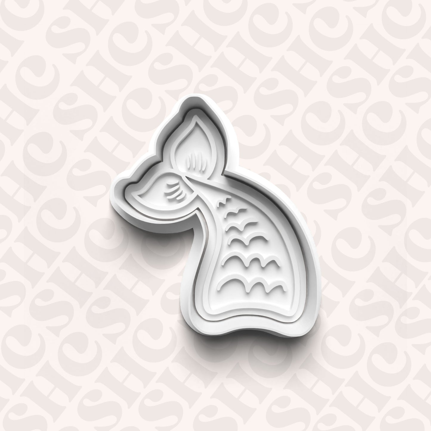 DONE TO ORDER: Mermaid Tail Cookie Cutter + Fondant Set 1 - SHCreations