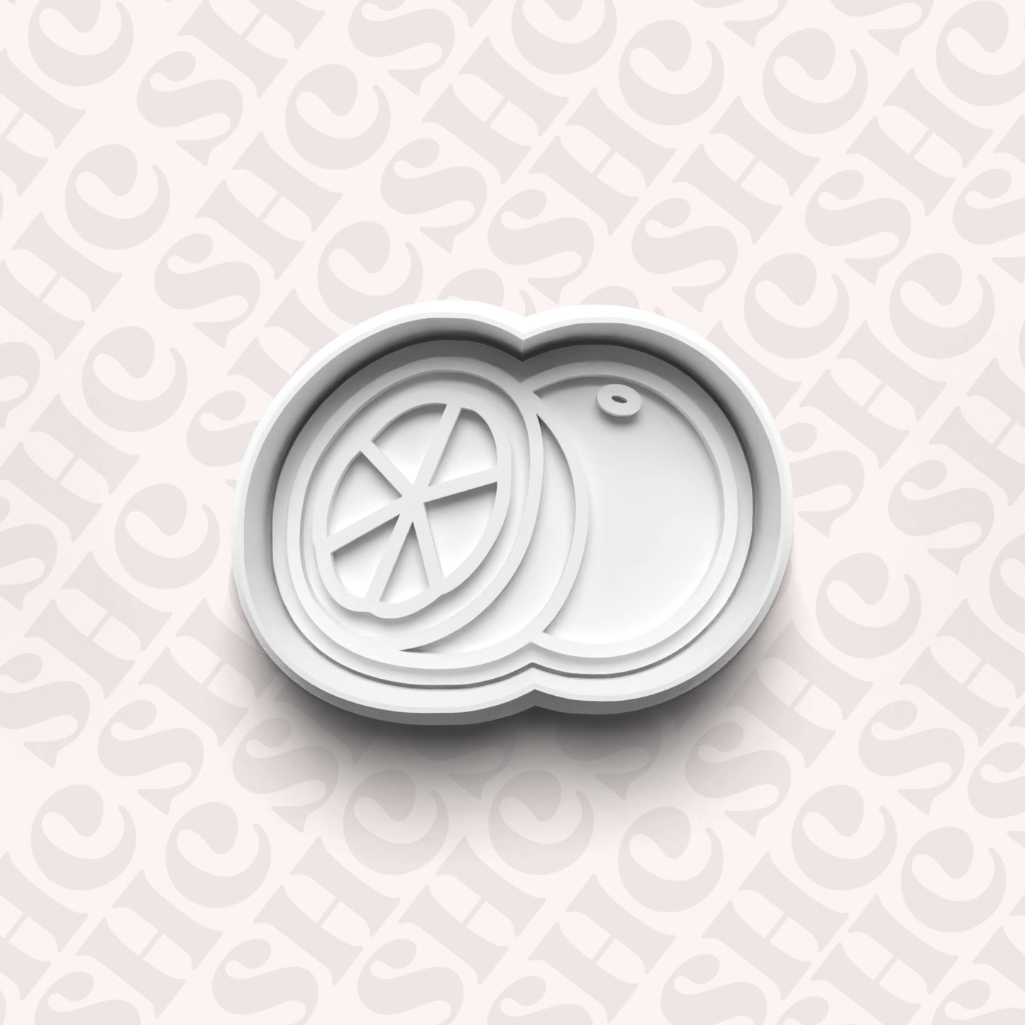 DONE TO ORDER: Orange Cookie Cutter + Fondant Stamp Set - SHCreations