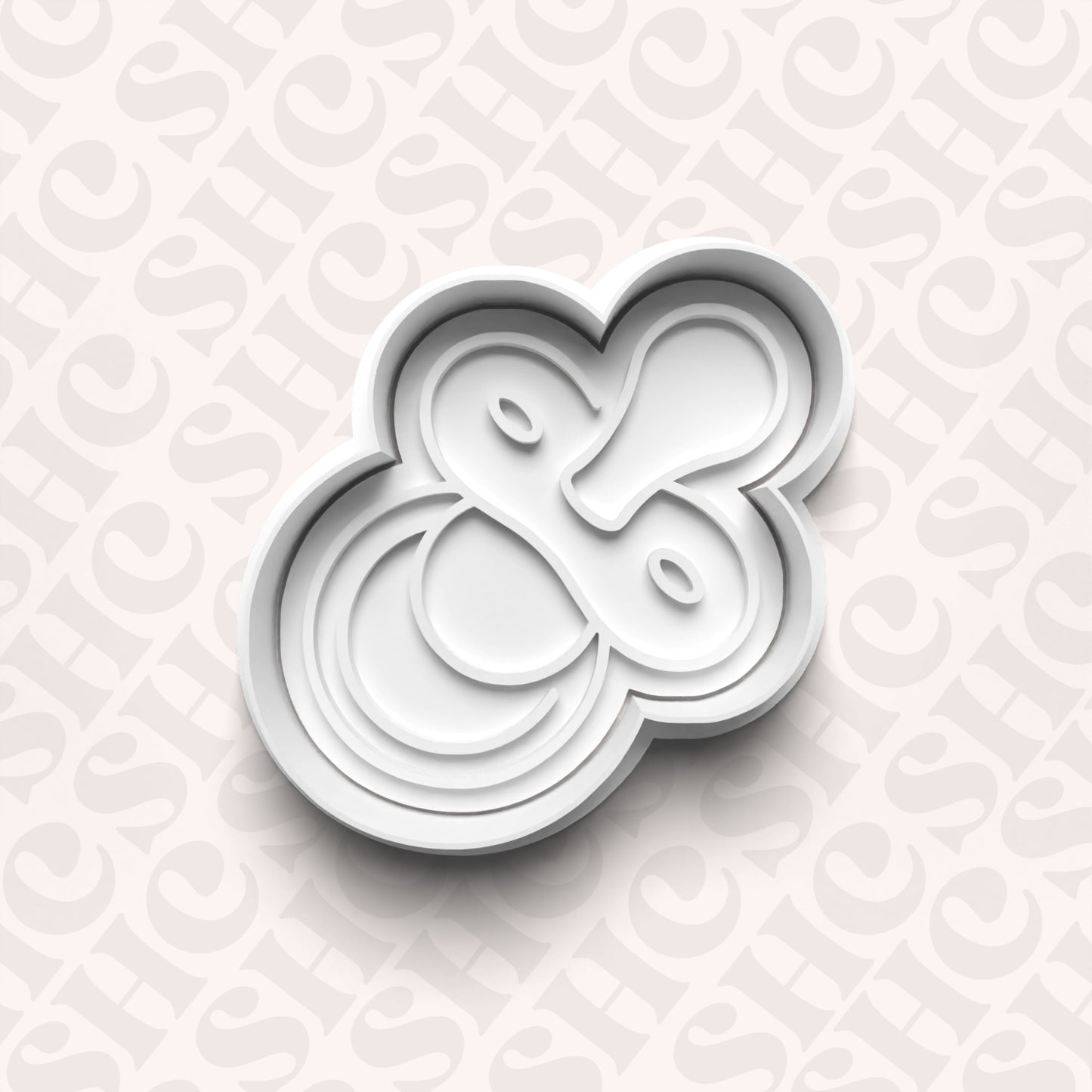 DONE TO ORDER: Pacifier Cookie Cutter + Fondant Set - SHCreations