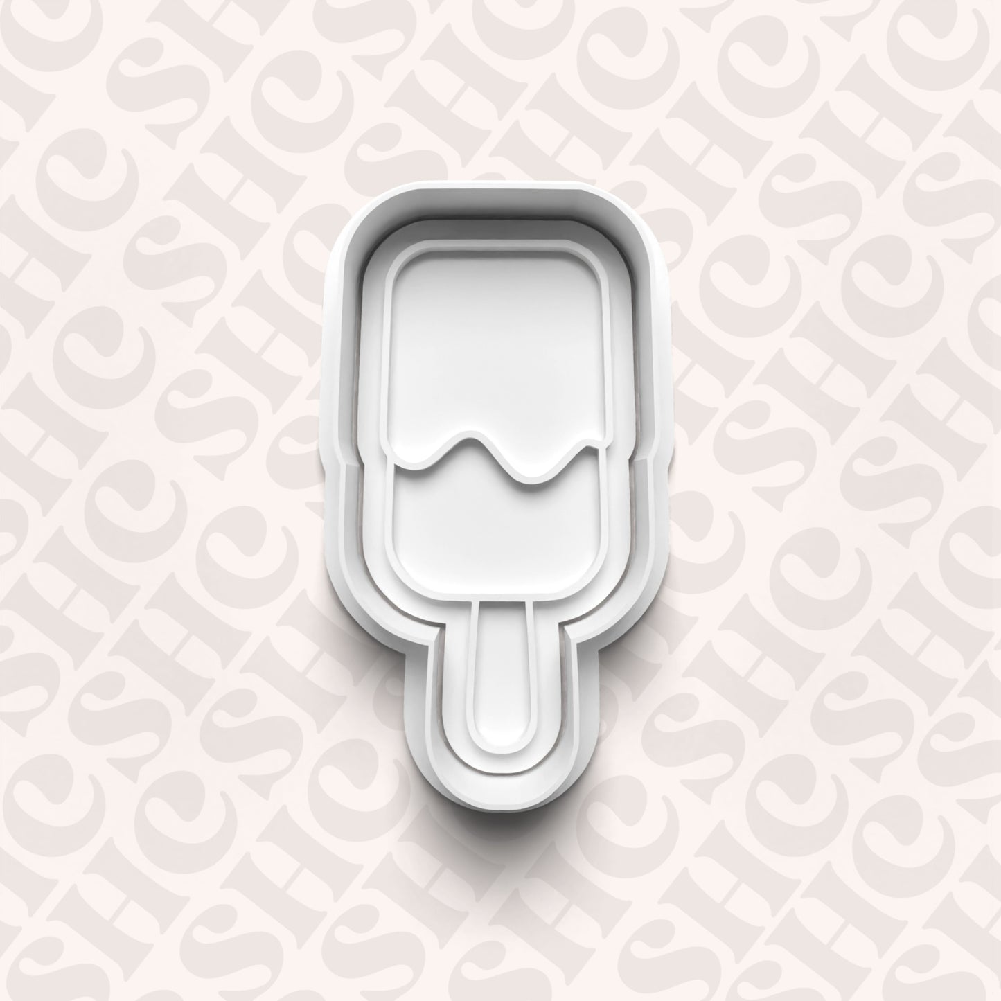 DONE TO ORDER: Popsicle Cookie Cutter + Fondant Stamp Set 2 - SHCreations