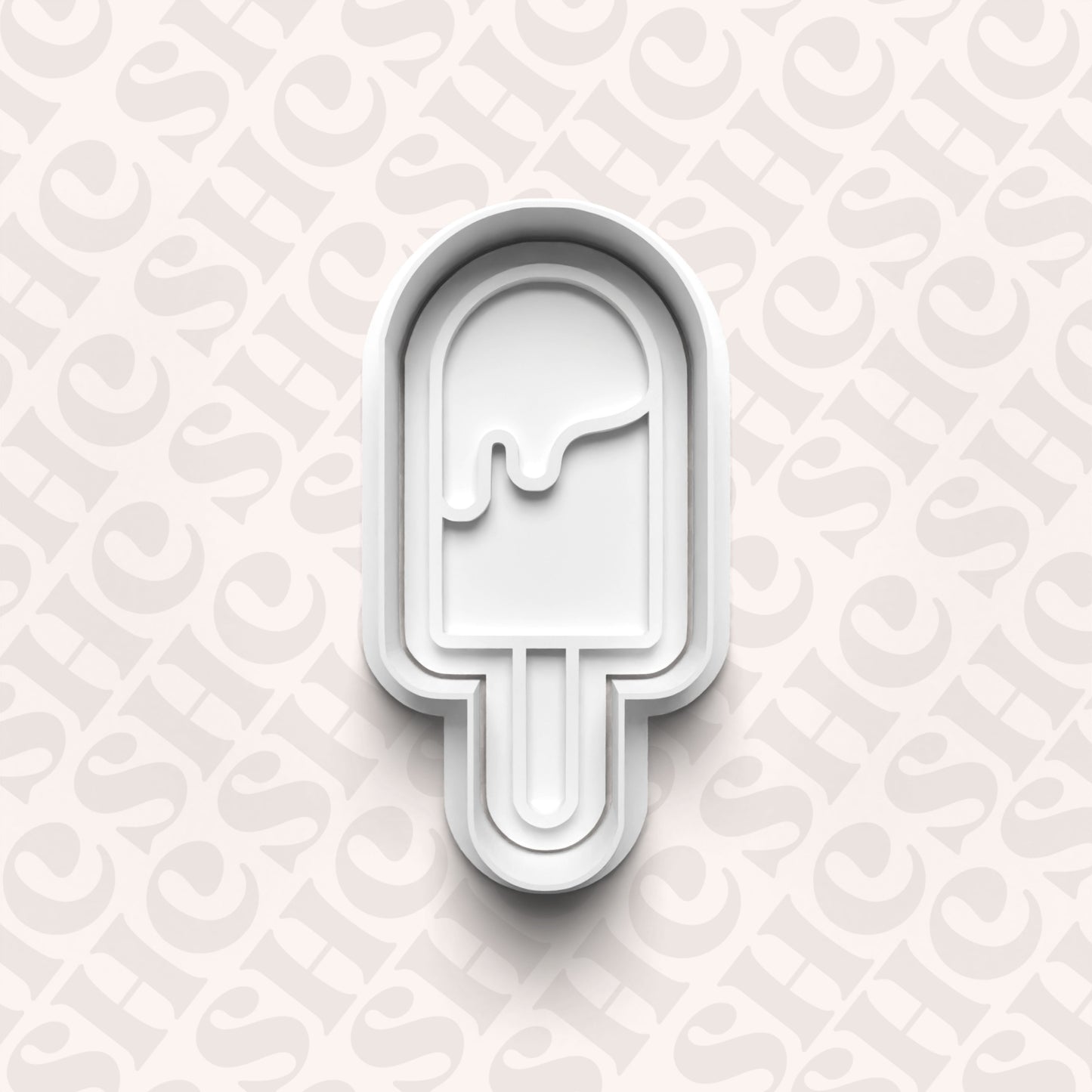 DONE TO ORDER: Popsicle Cookie Cutter + Fondant Stamp Set 3 - SHCreations