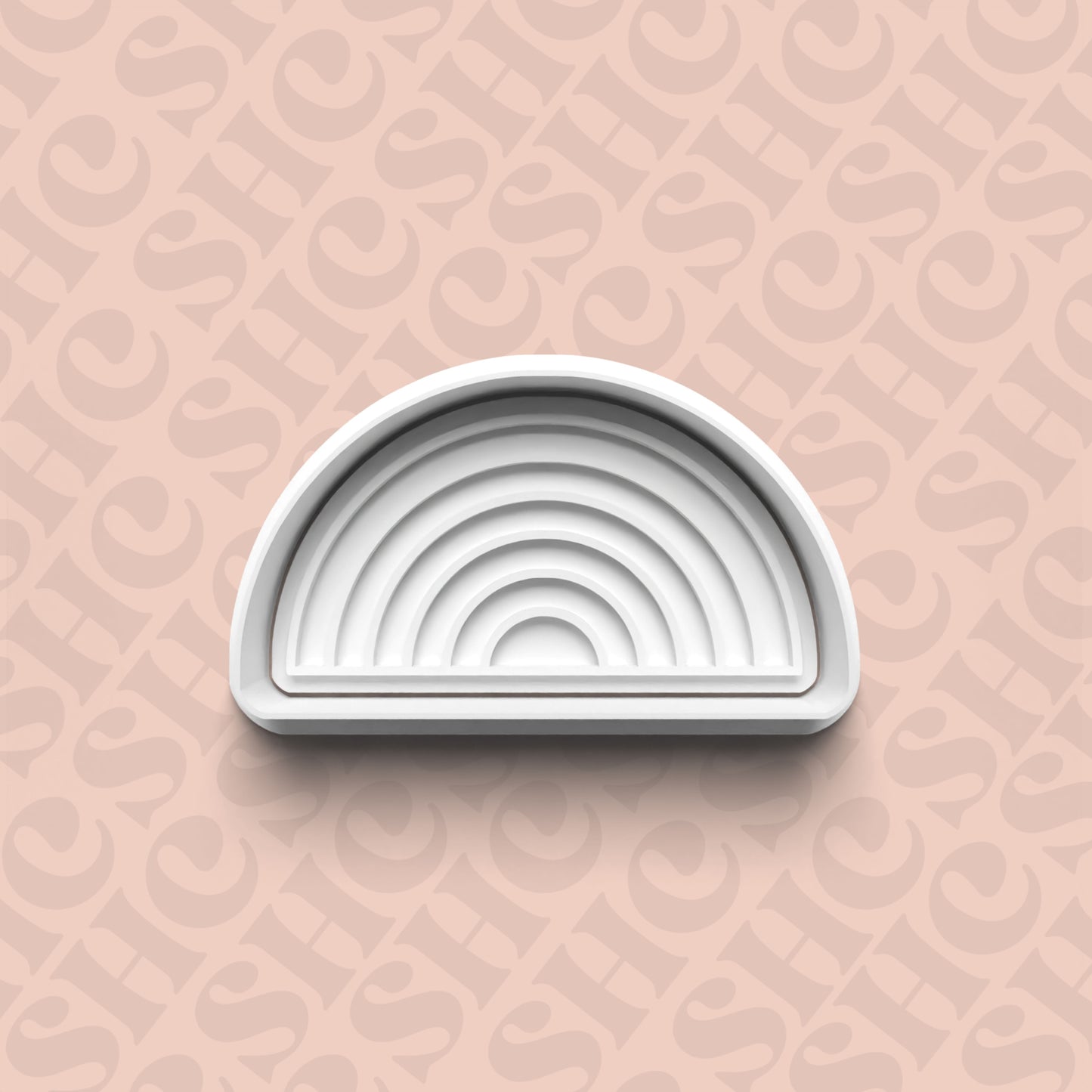 DONE TO ORDER: Rainbow Cookie Cutter + Fondant Stamp Set 3 - SHCreations